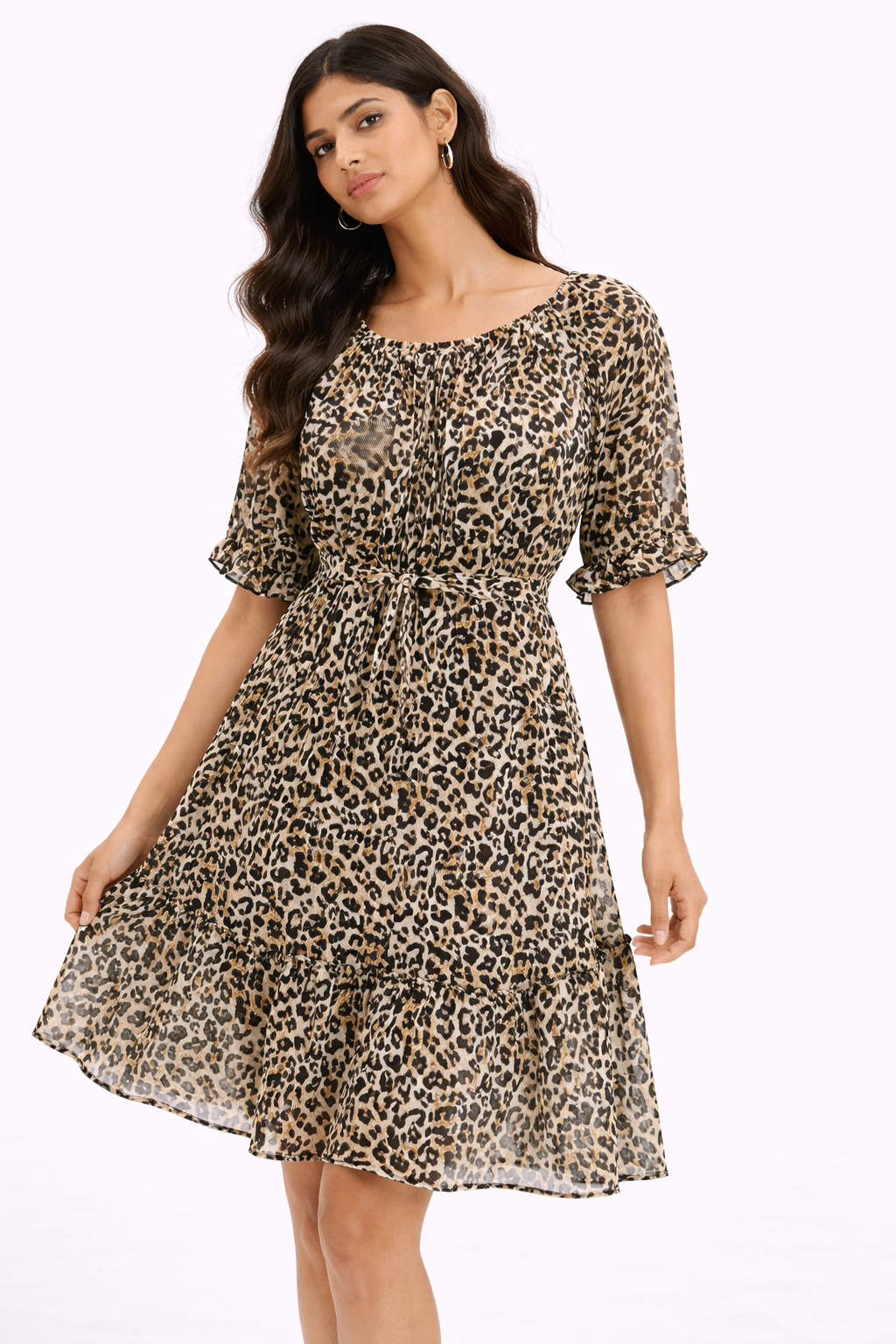Leopard print  dress