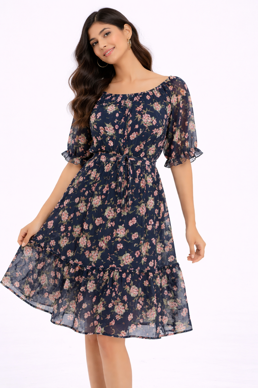 Black Floral dress SUMMER DRESS BEACH DRESS&nbsp;