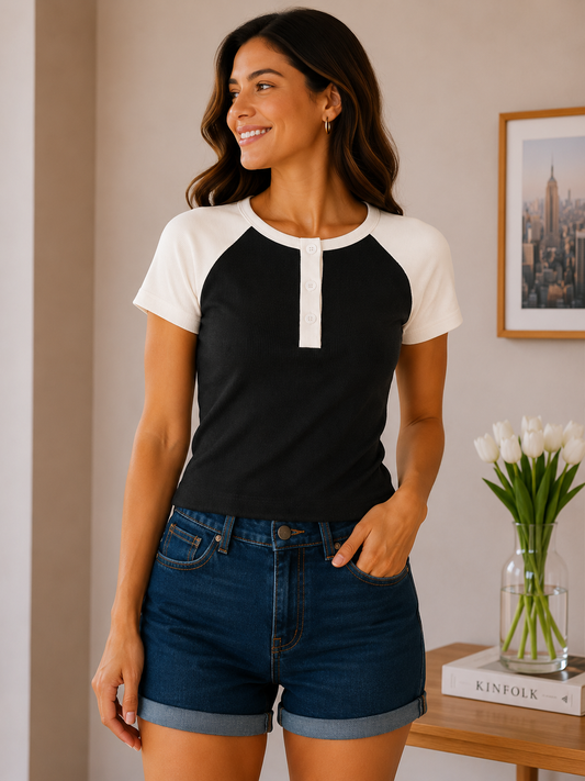 Cute Contrast - Black
