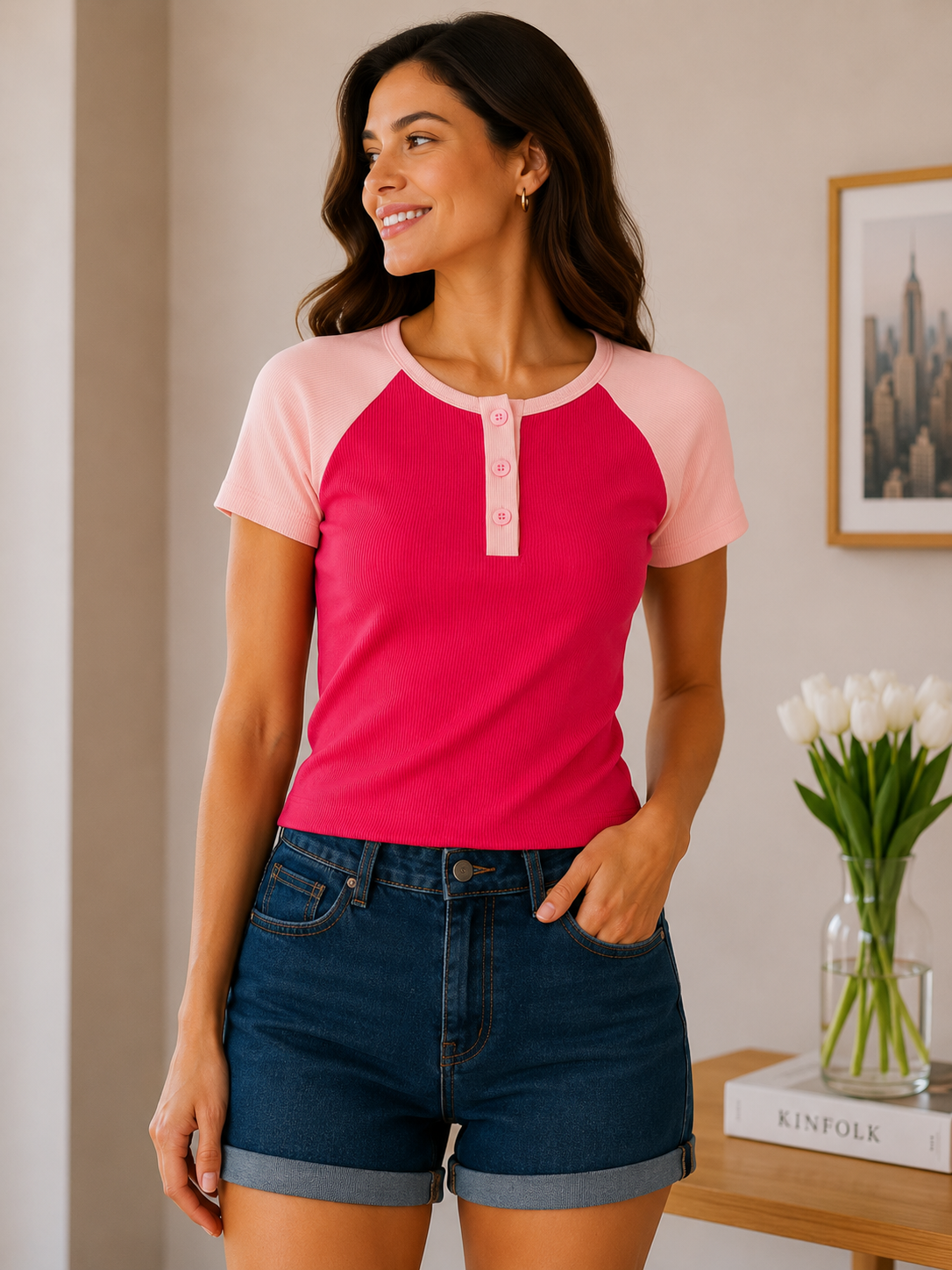 Cute Contrast - Pink