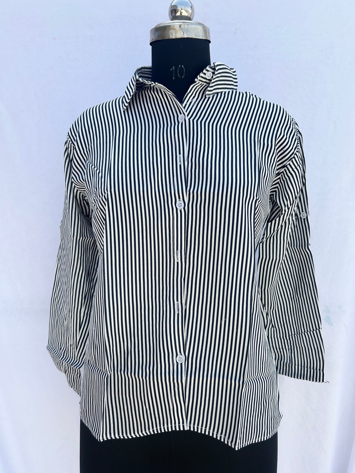 Black classic  stripe shirt
