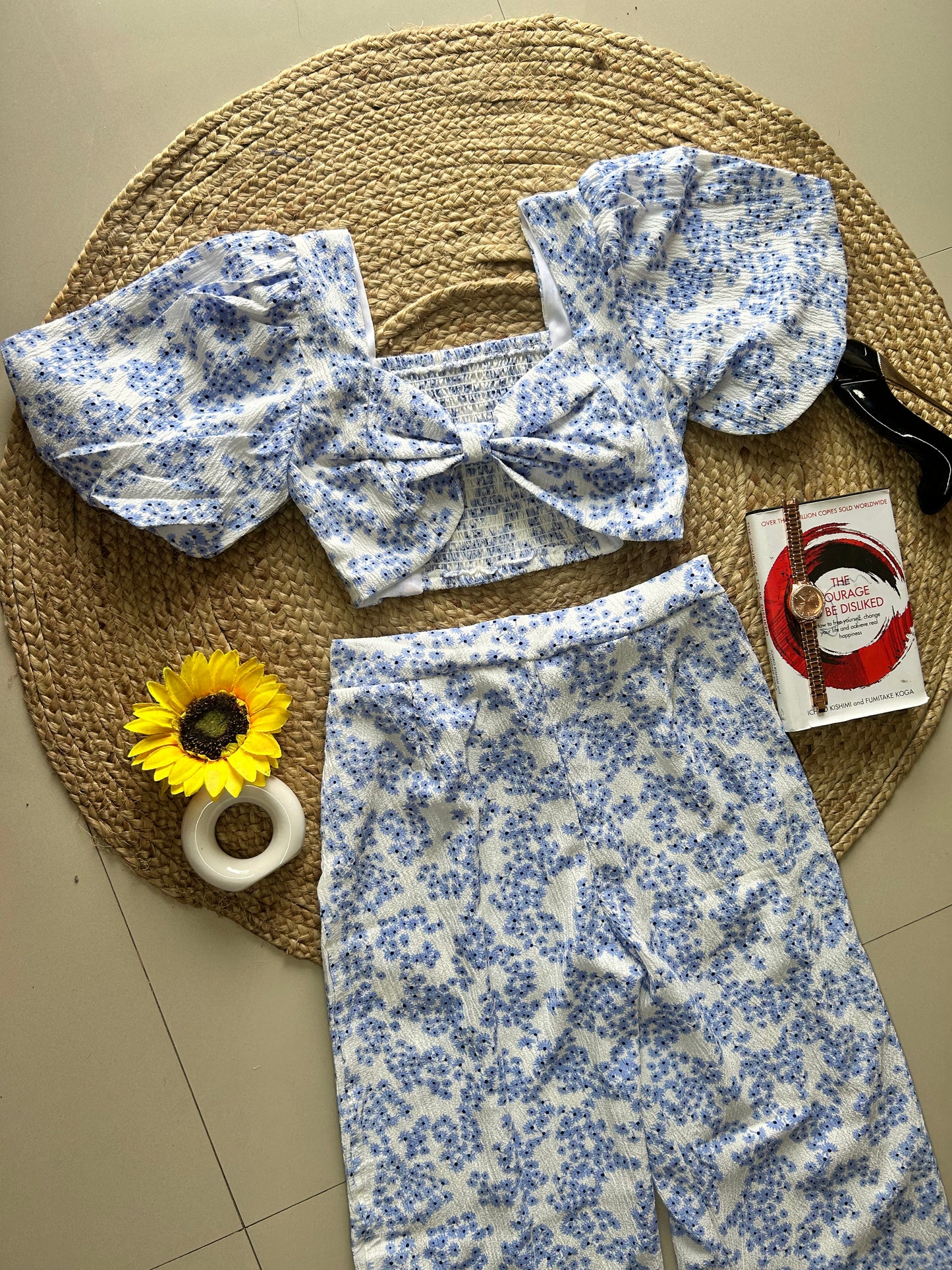 cute blue   co-ord set