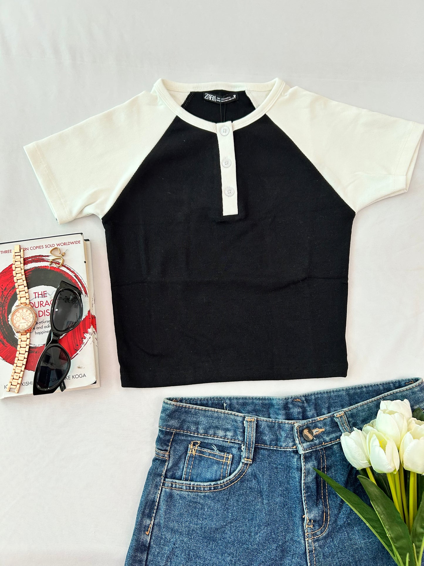 Cute Contrast - Black