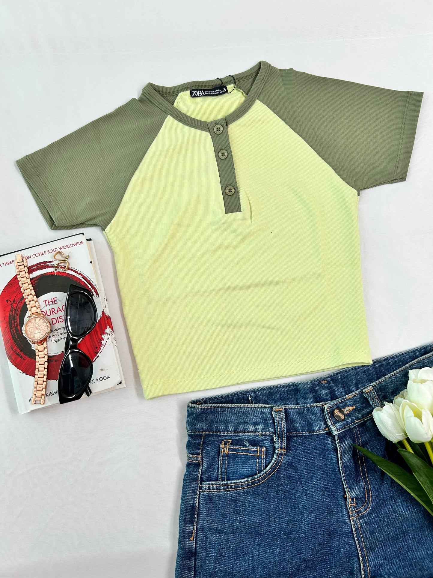 Cute Contrast - Green