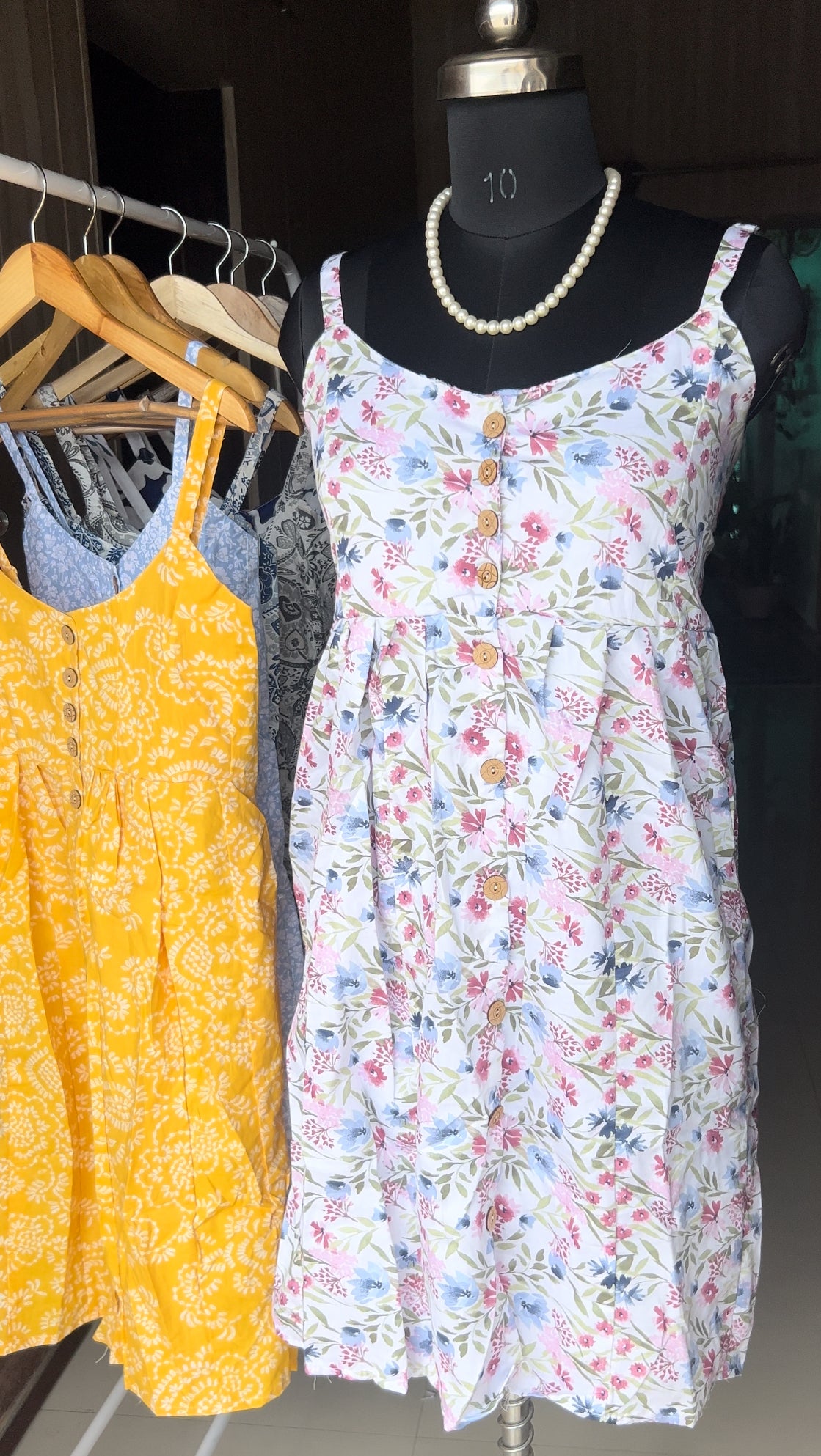 Cotton Floral Dress