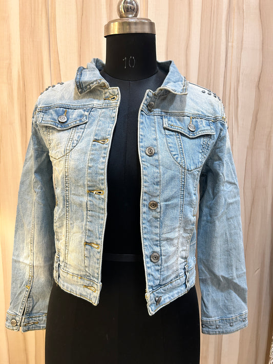 Vintage stud denim jacket