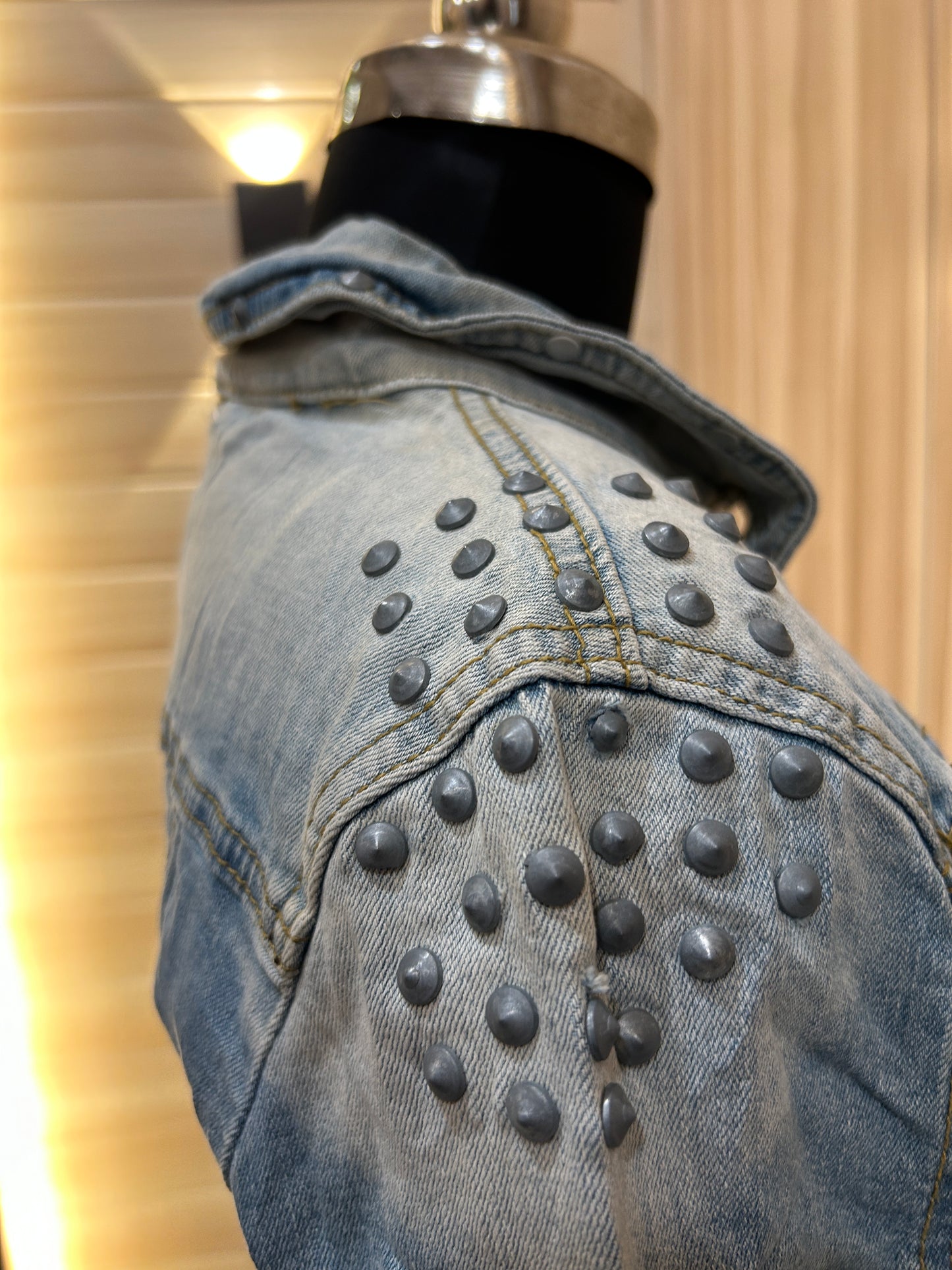 Vintage stud denim jacket