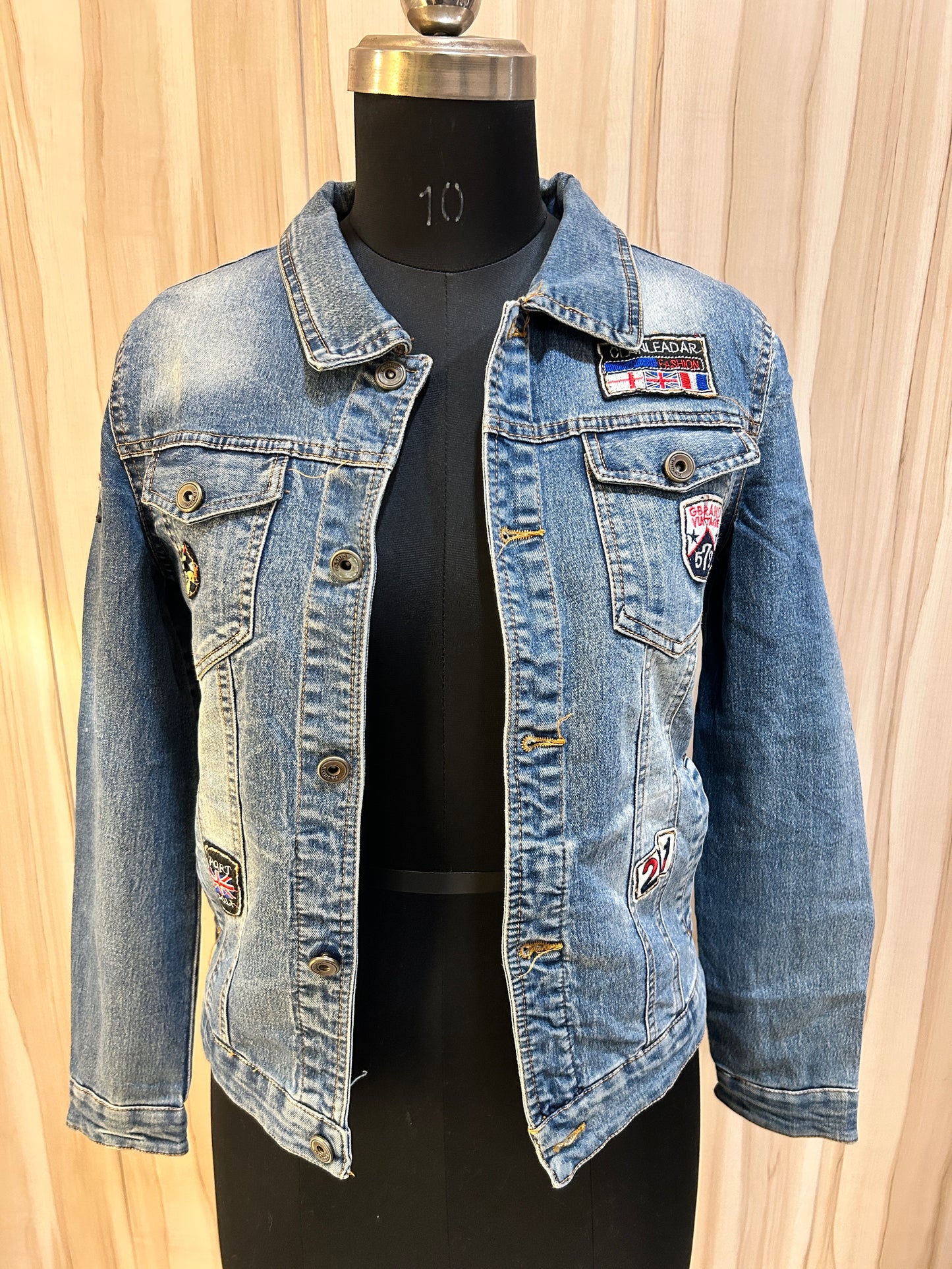 Patch Denim jacket