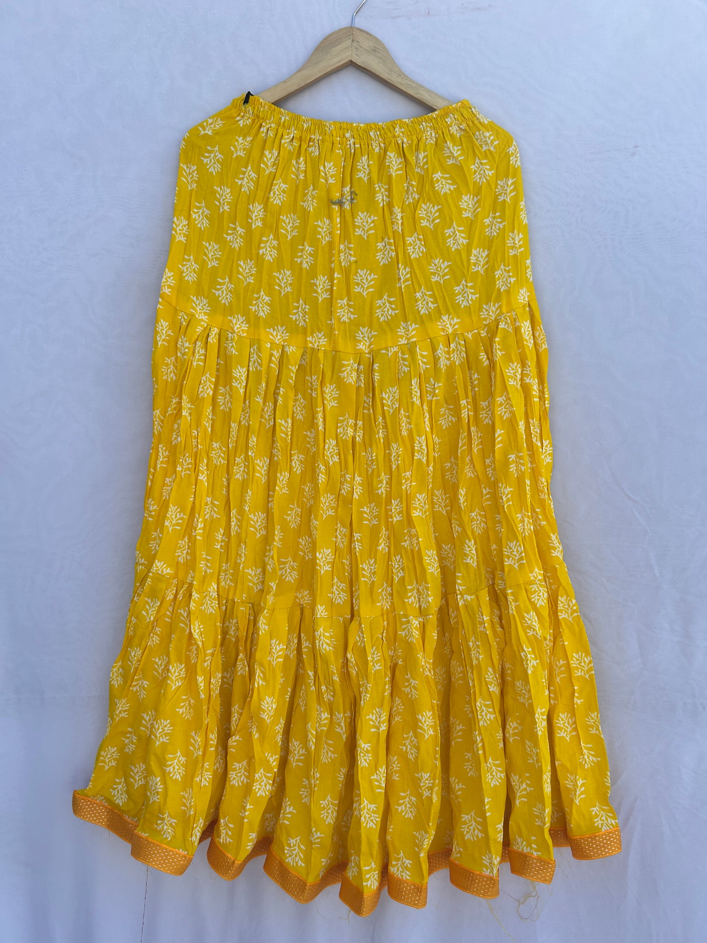 Bright yellow print