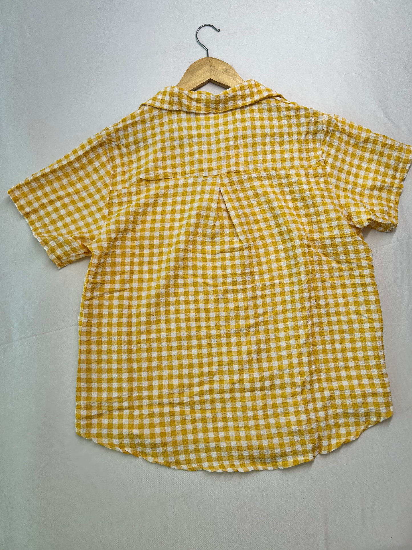 Yellow Gingham Cute co-ord set