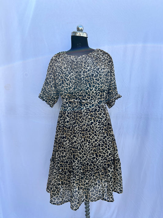 Leopard print  dress