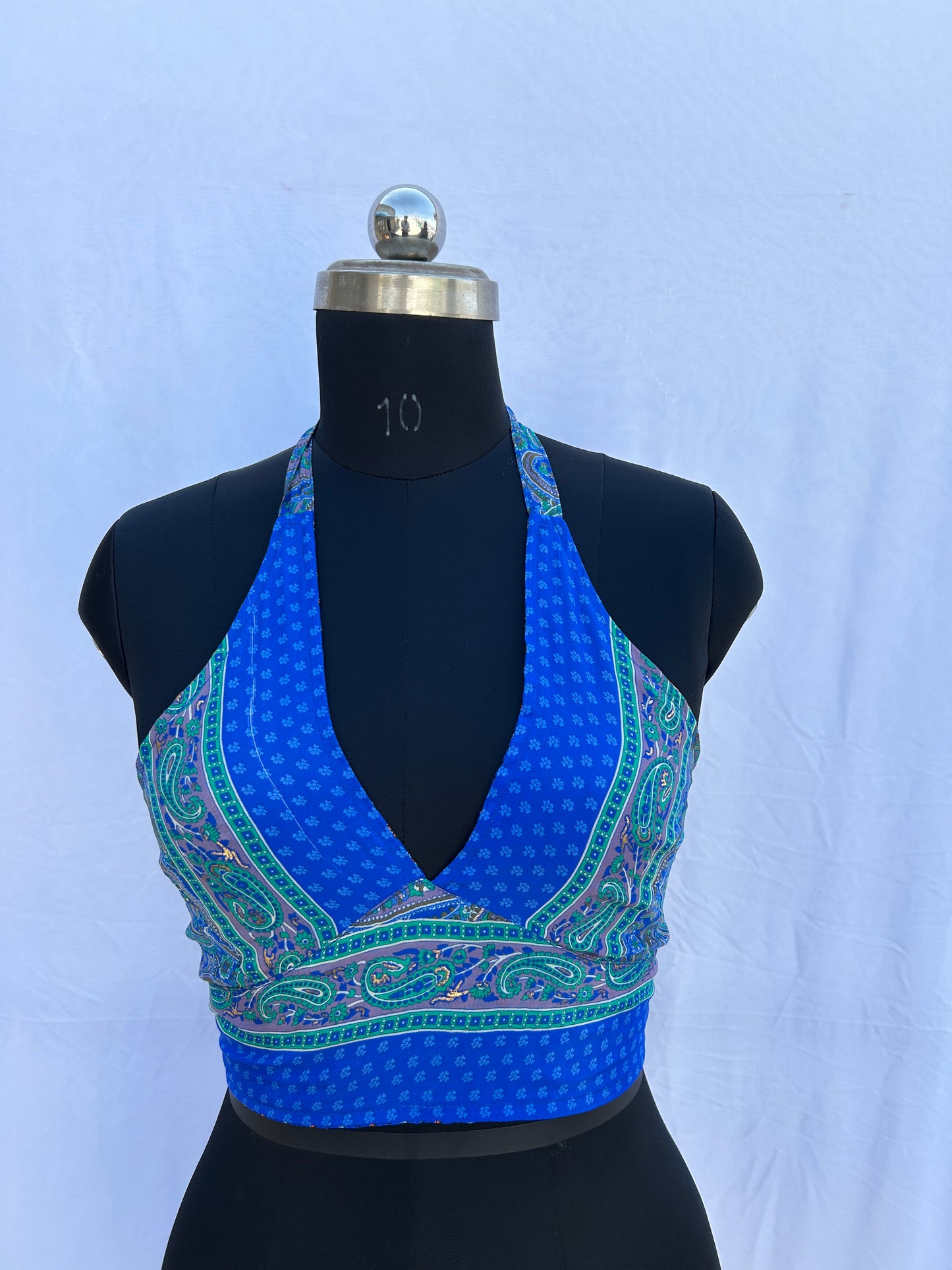 Royal blue paisley (Reversible)