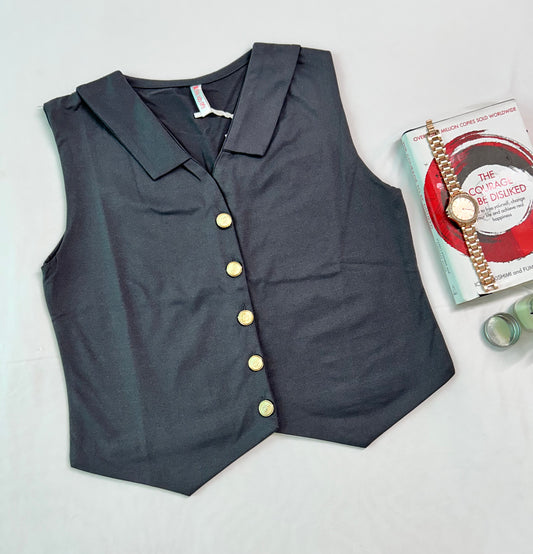 VesT with collar - Grey