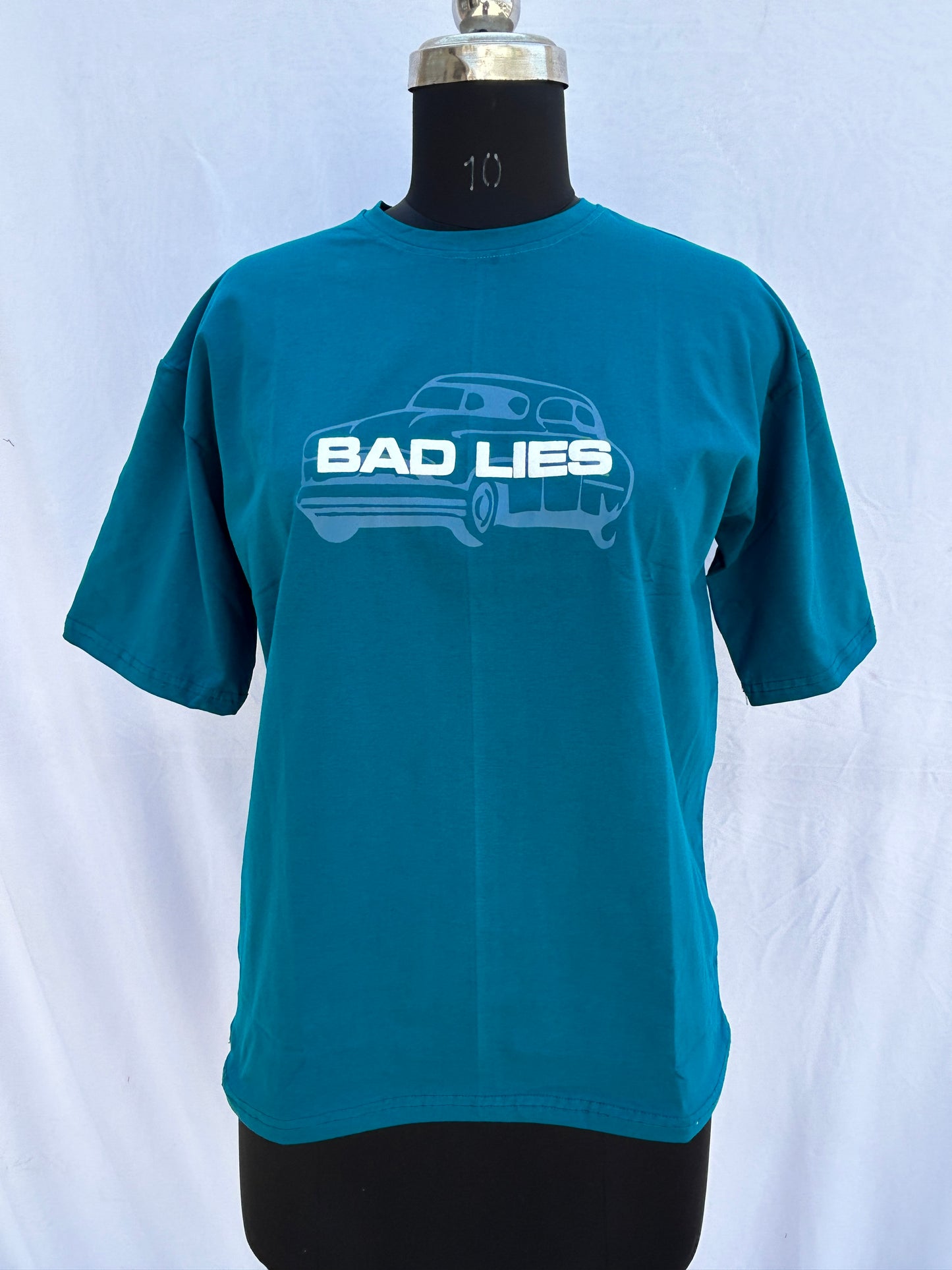 Bad lies- Teal blue