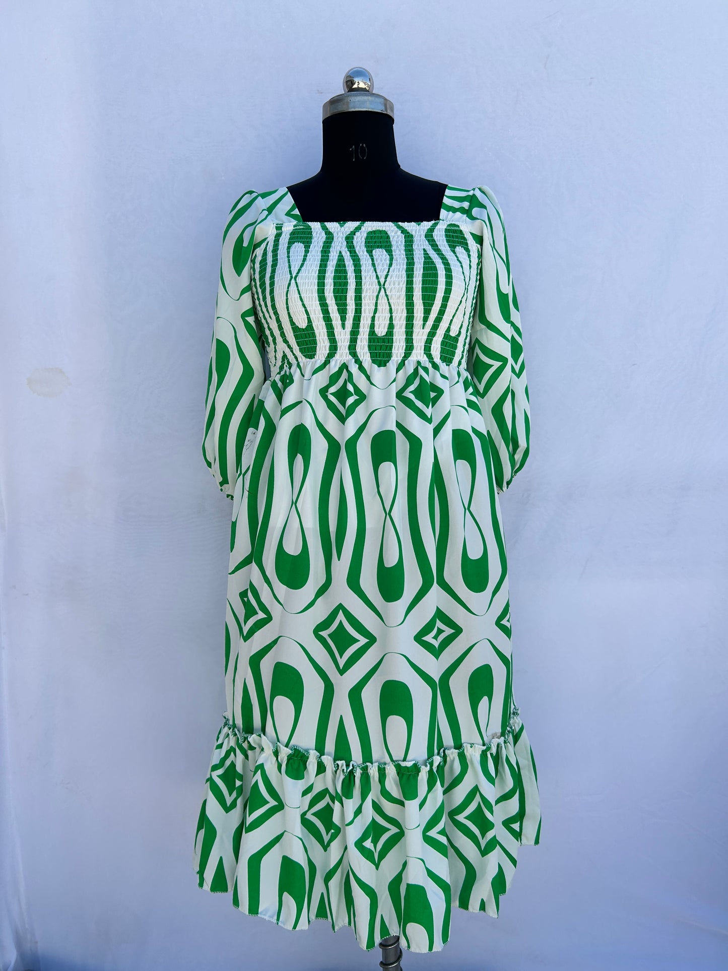 White green abstract pattern