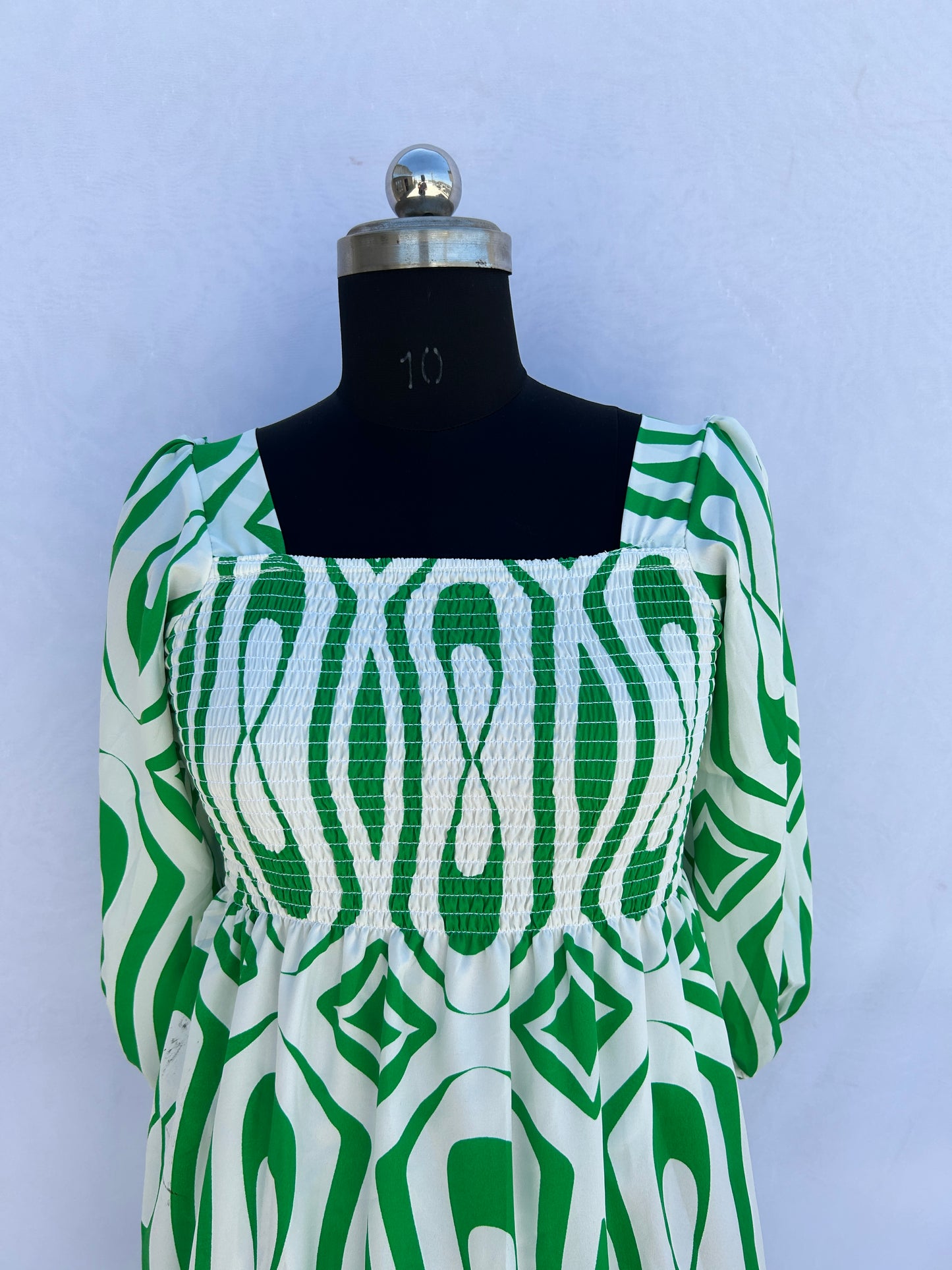 White green abstract pattern