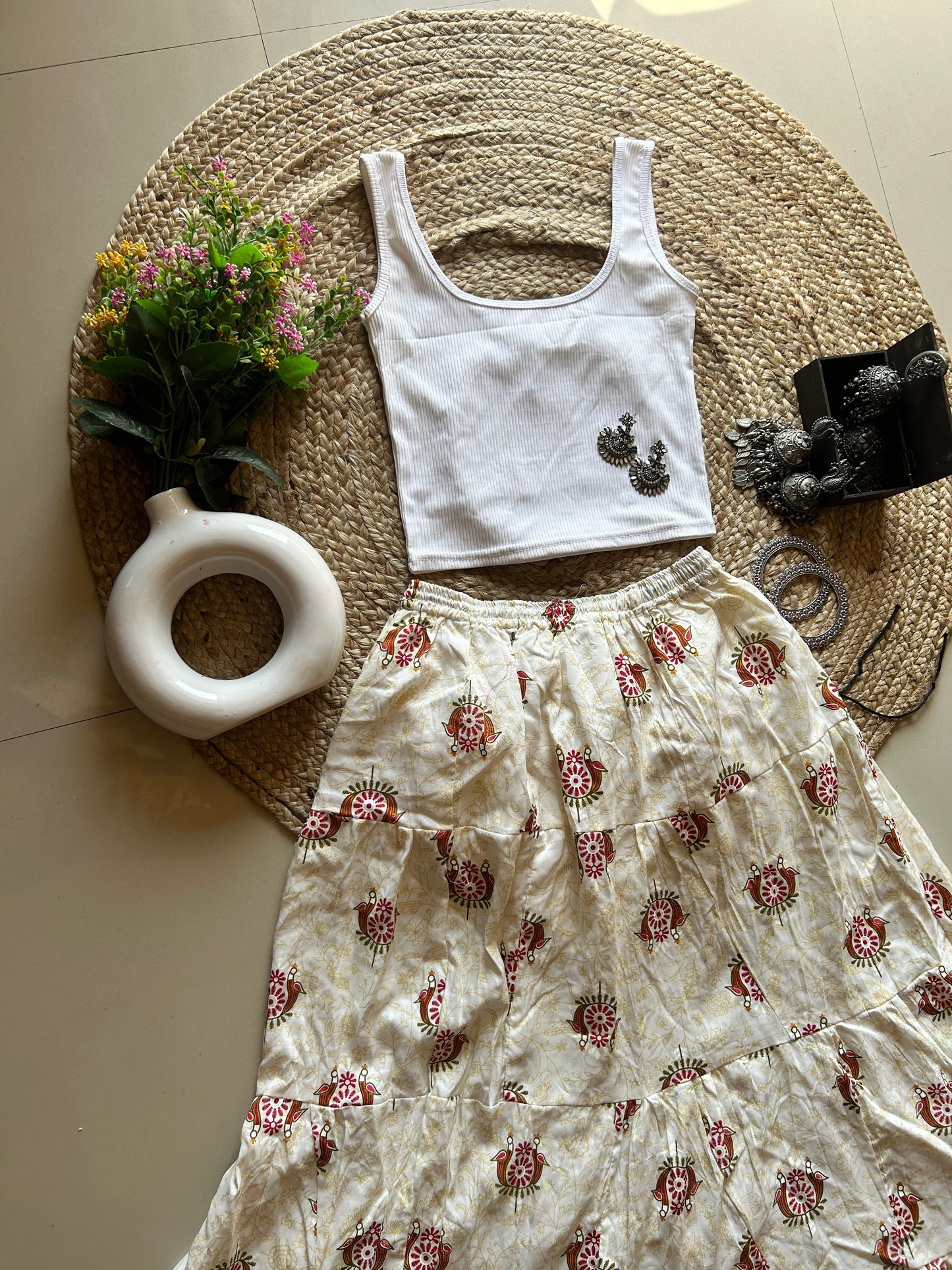 Off white cute printed