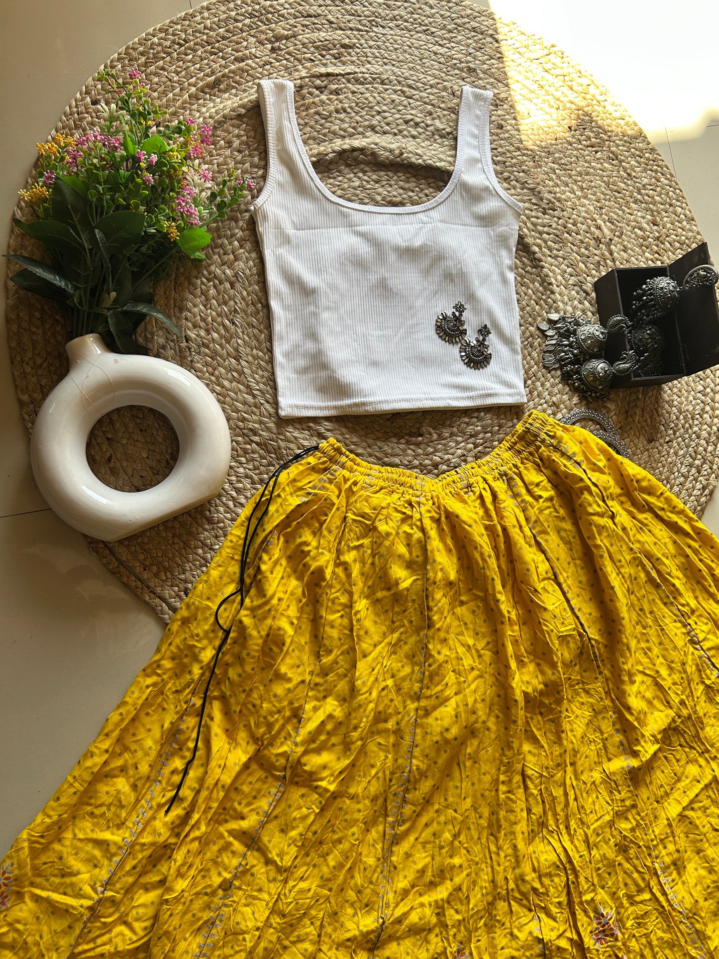 Yellow cute print