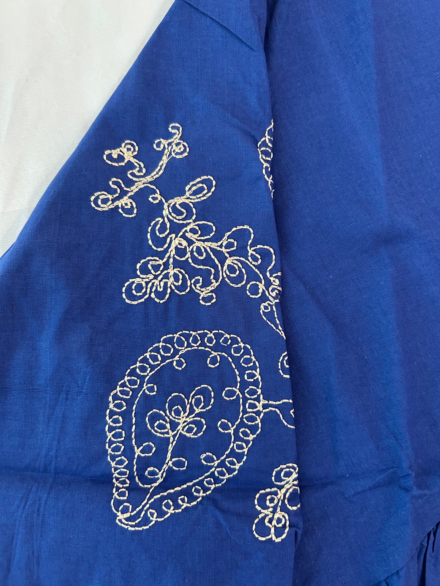 Royal blue  bow top