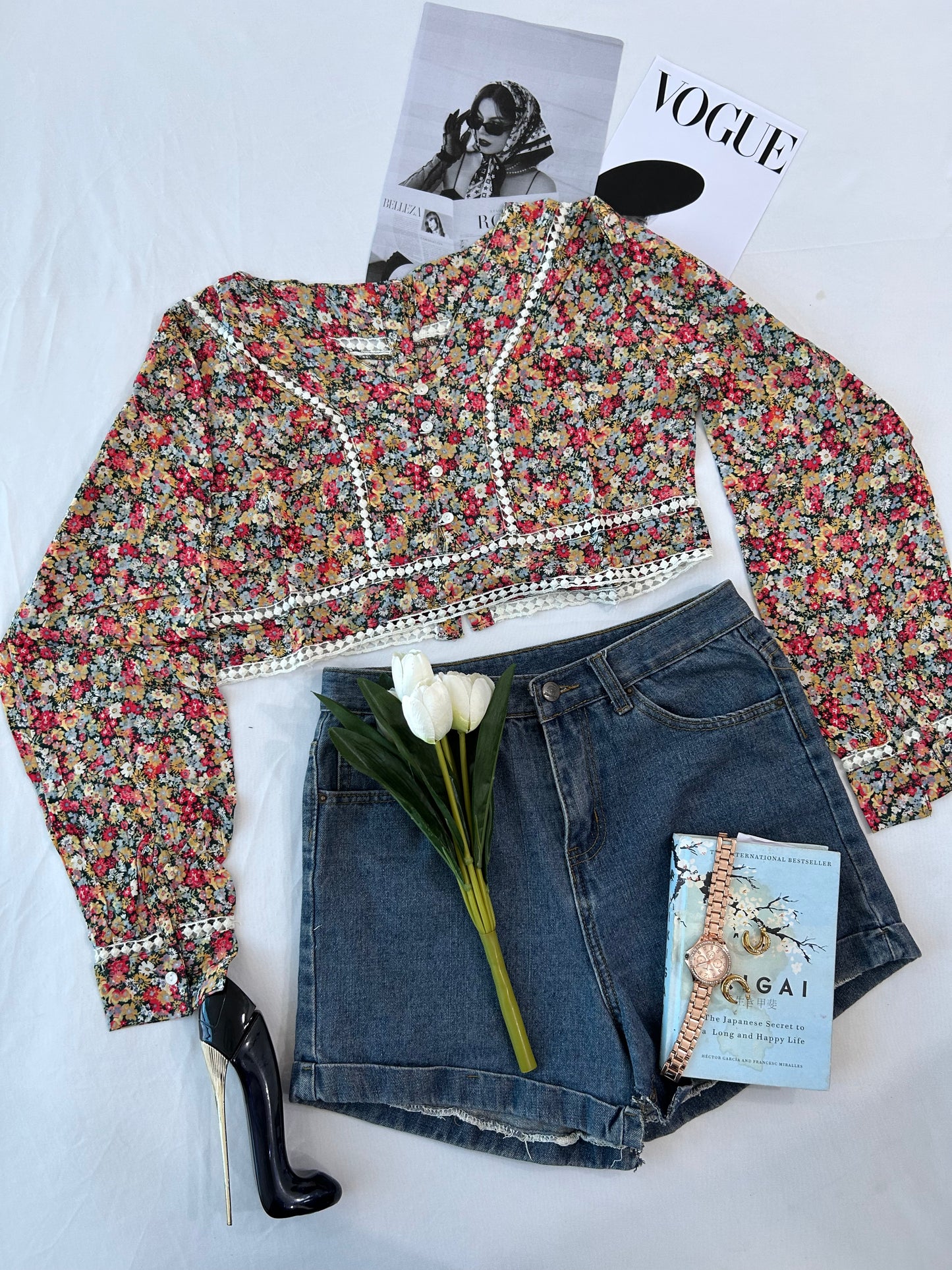 Cute floral top