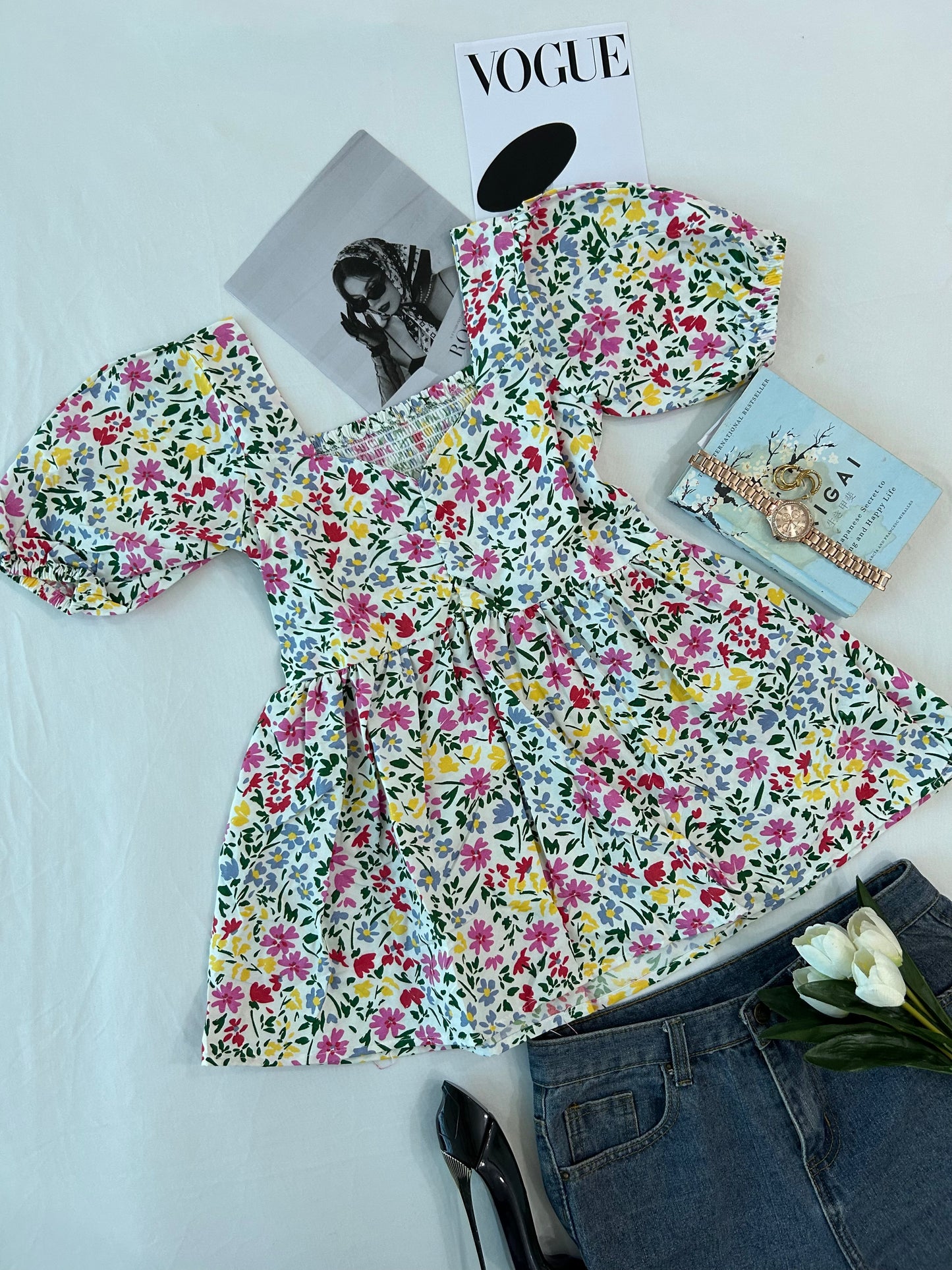 Pretty floral top