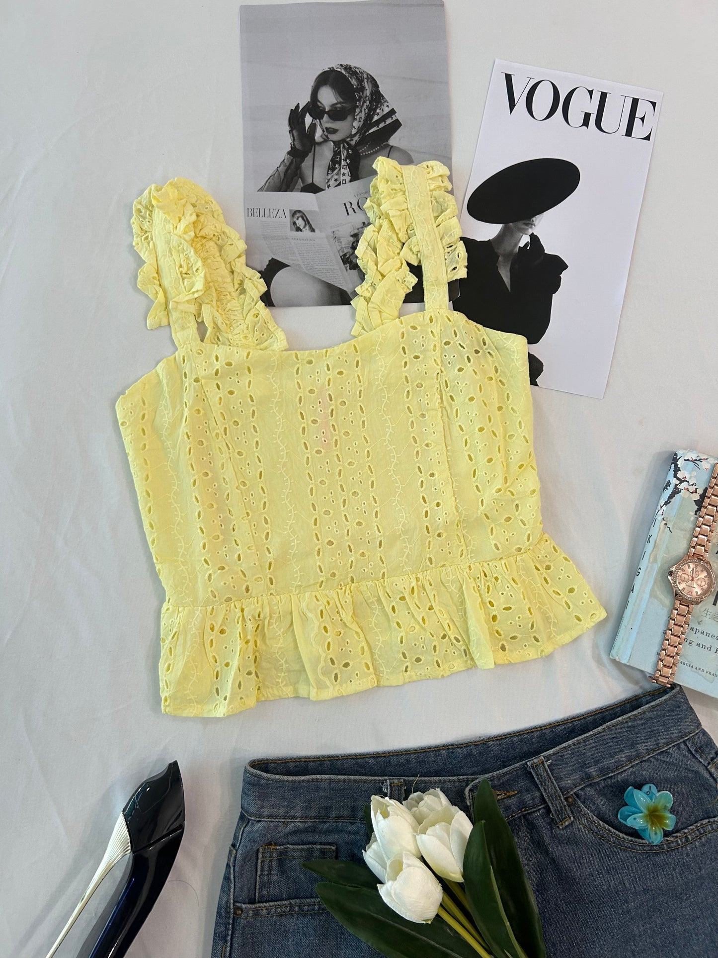 Pretty Top - Butter yellow