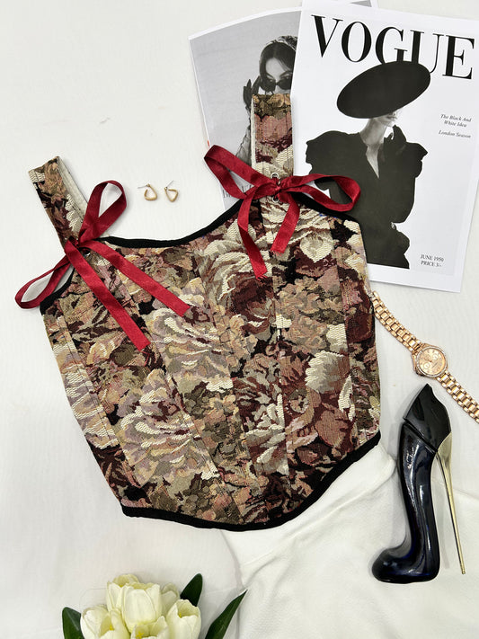 Pretty corset-Brown