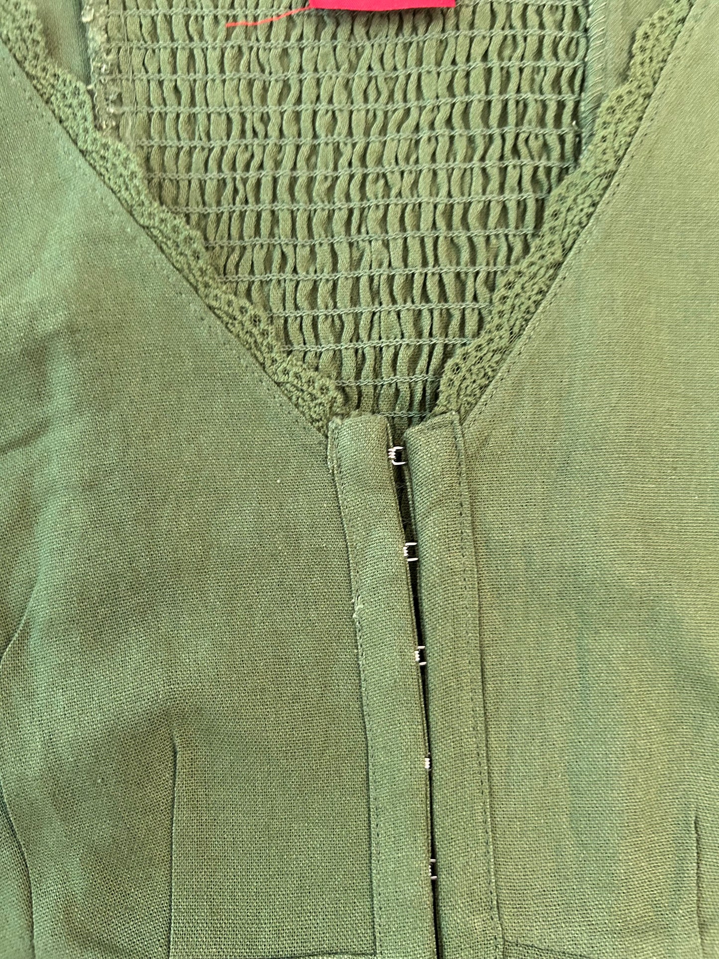 Olive green chic top