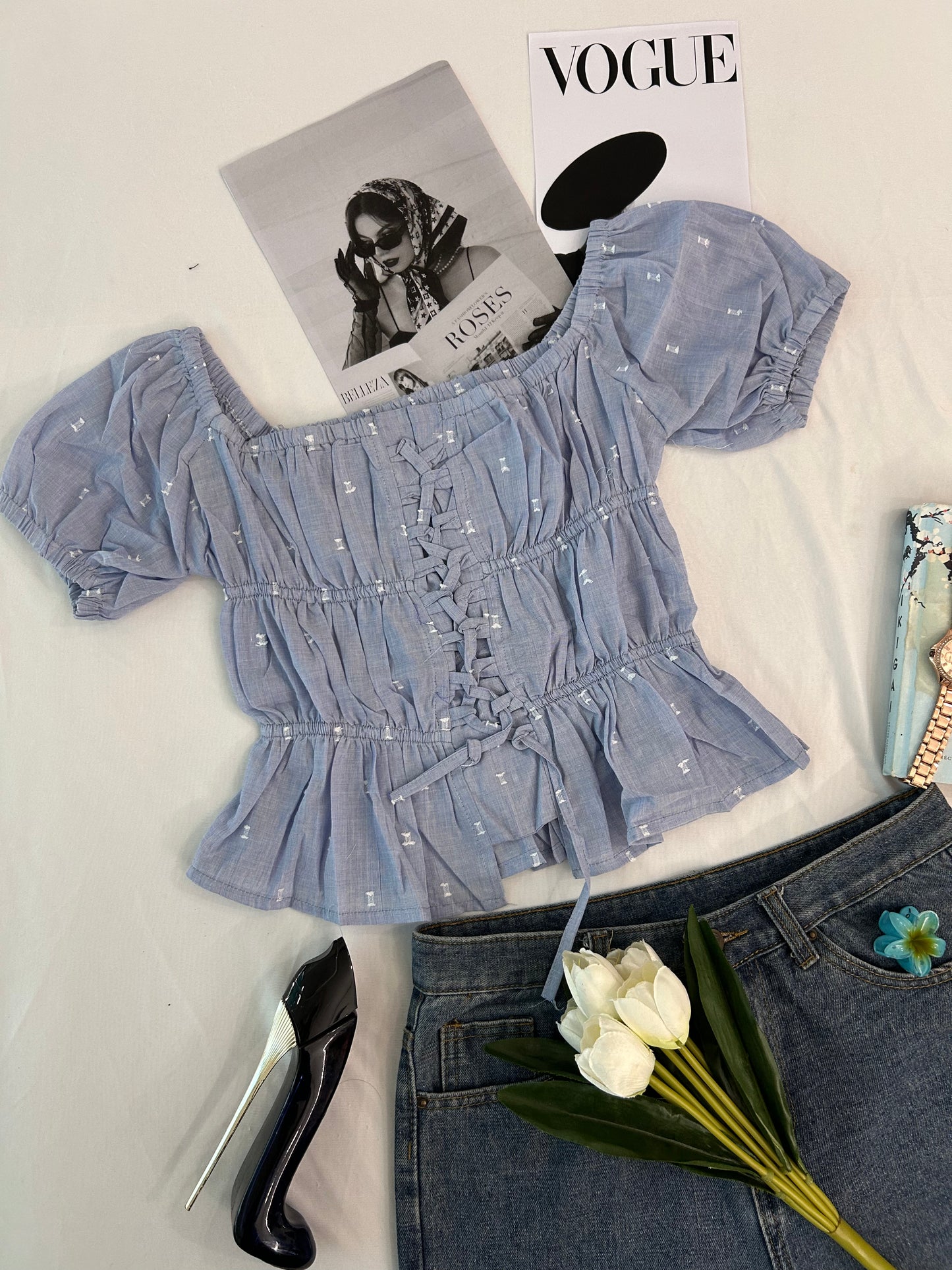 Preety top- Blue