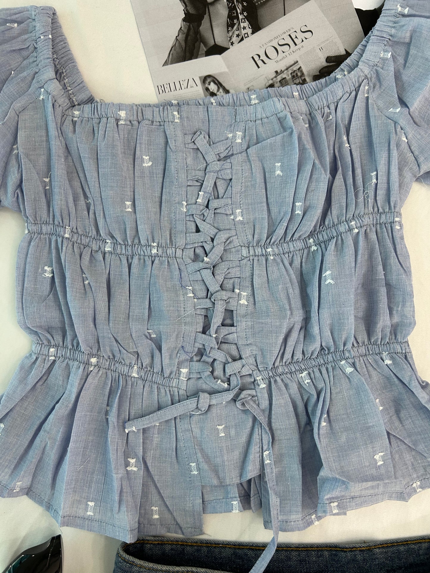 Preety top- Blue