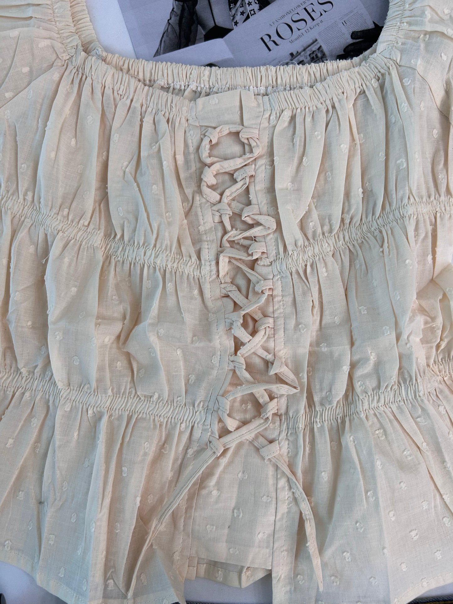 Preety top- CREAM