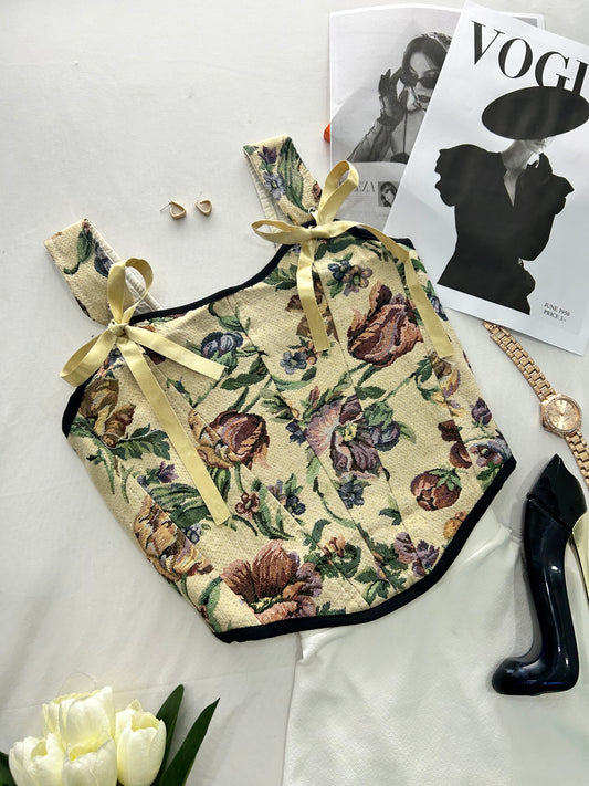 Pretty corset - floral