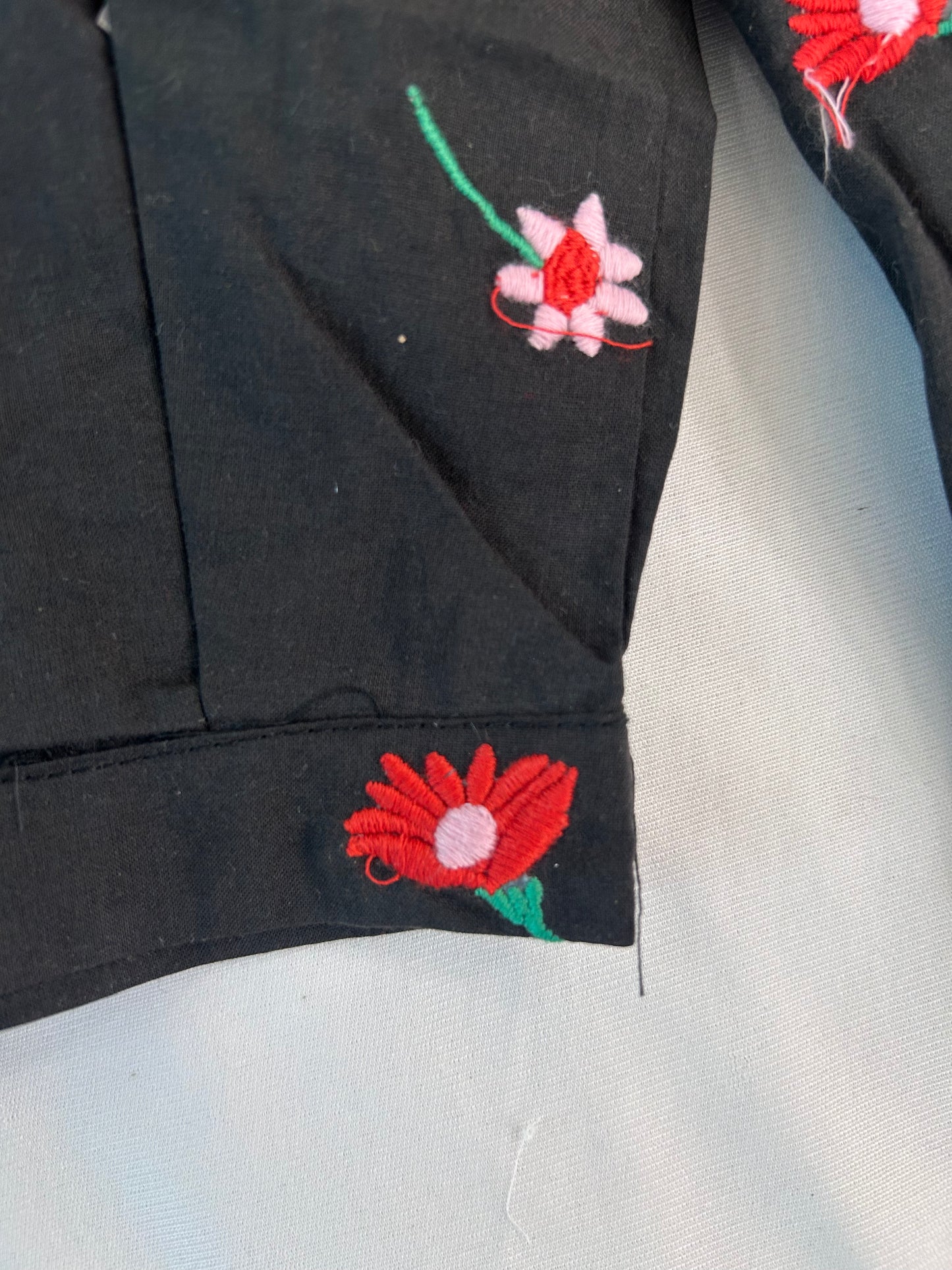 Prettiest black embroidered top