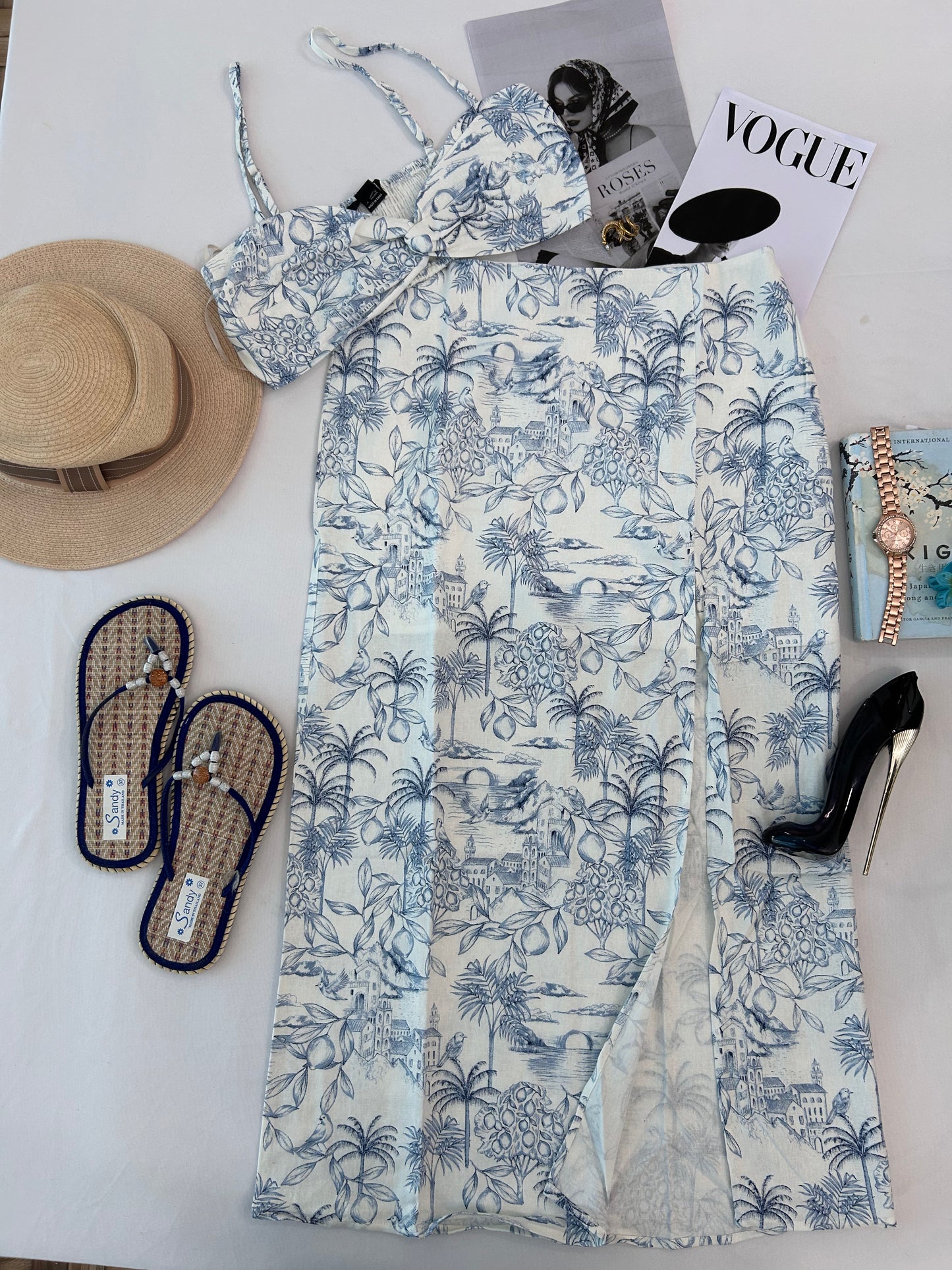Prettiest printed skirt set