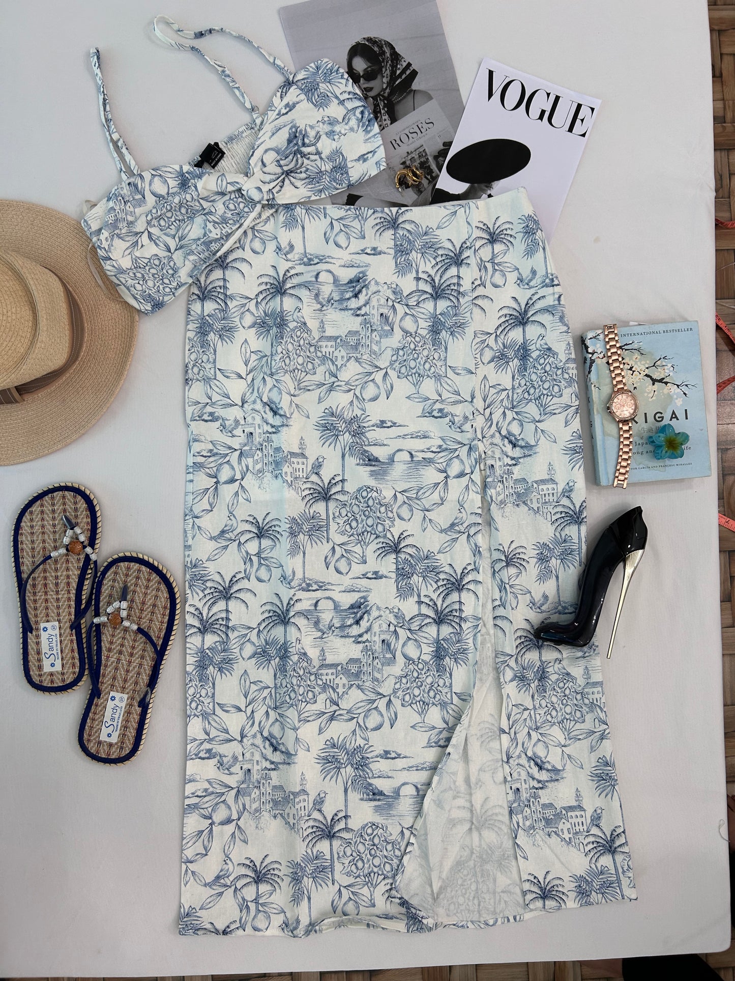 Prettiest printed skirt set