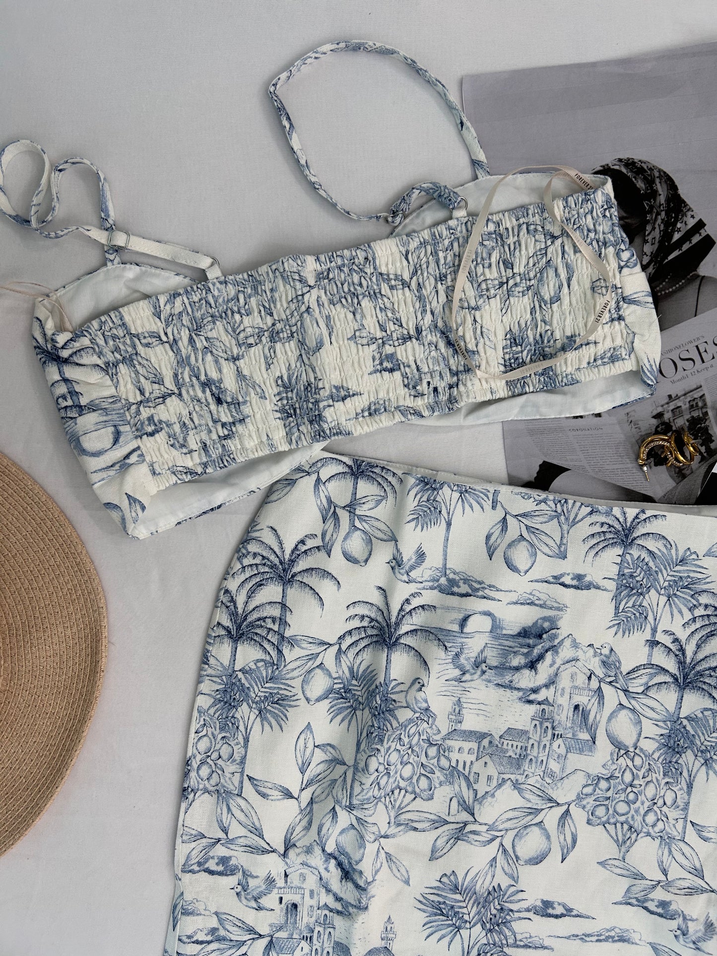 Prettiest printed skirt set
