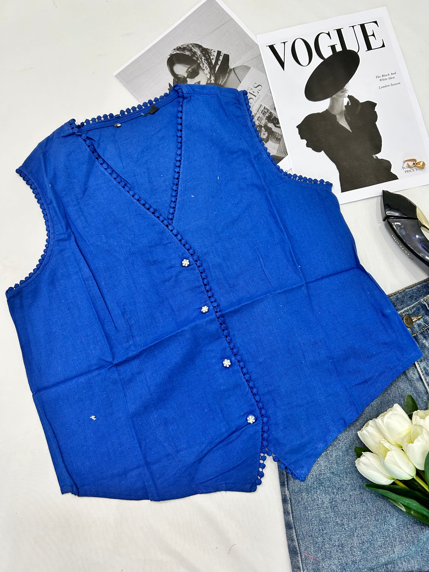 Blue vest