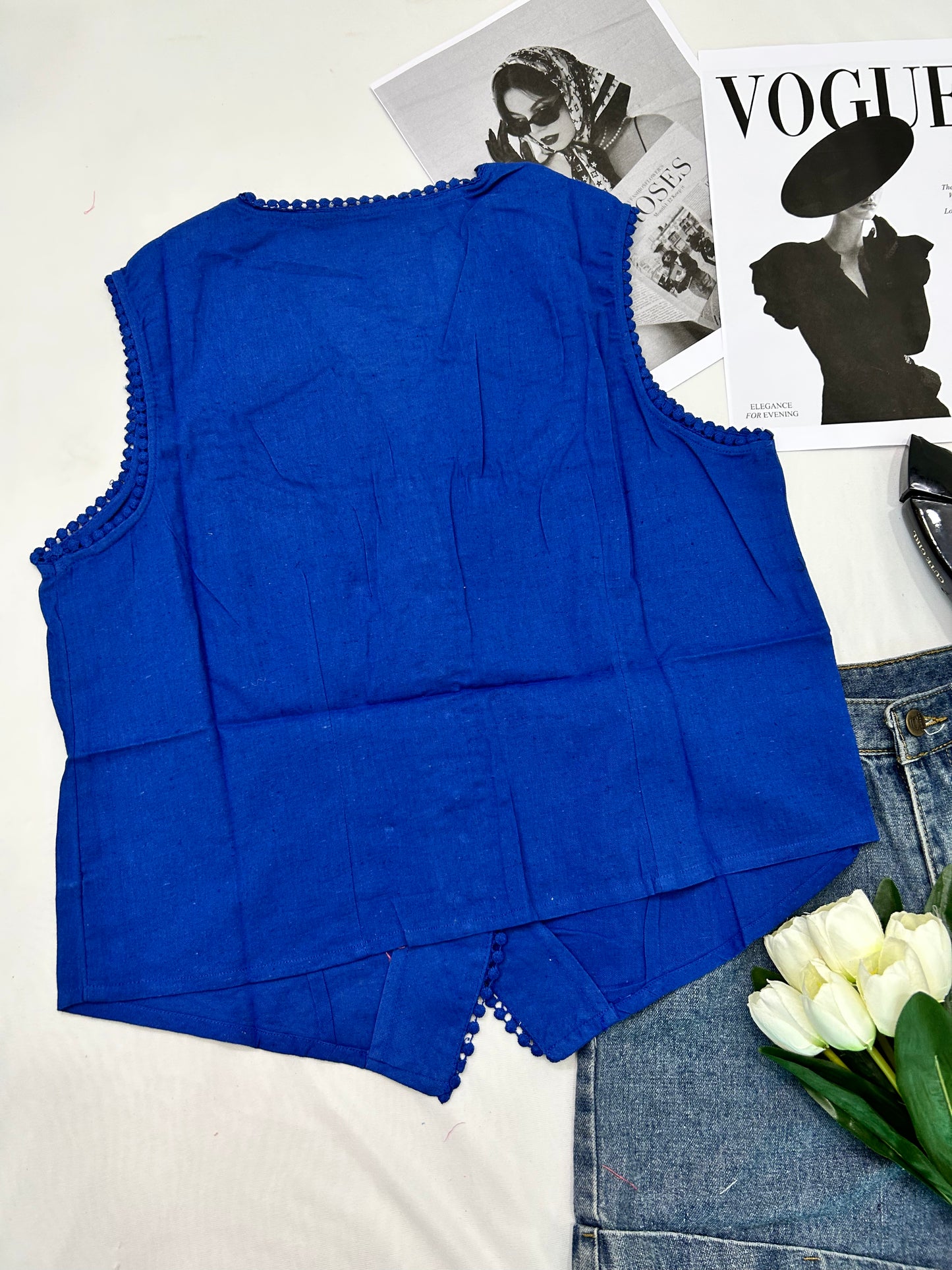 Blue vest