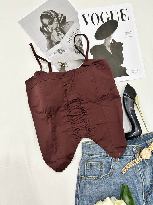 Chic corset - Brown