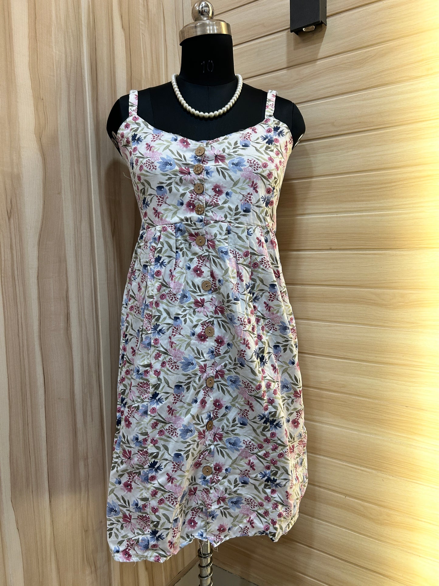 Cotton Floral Dress