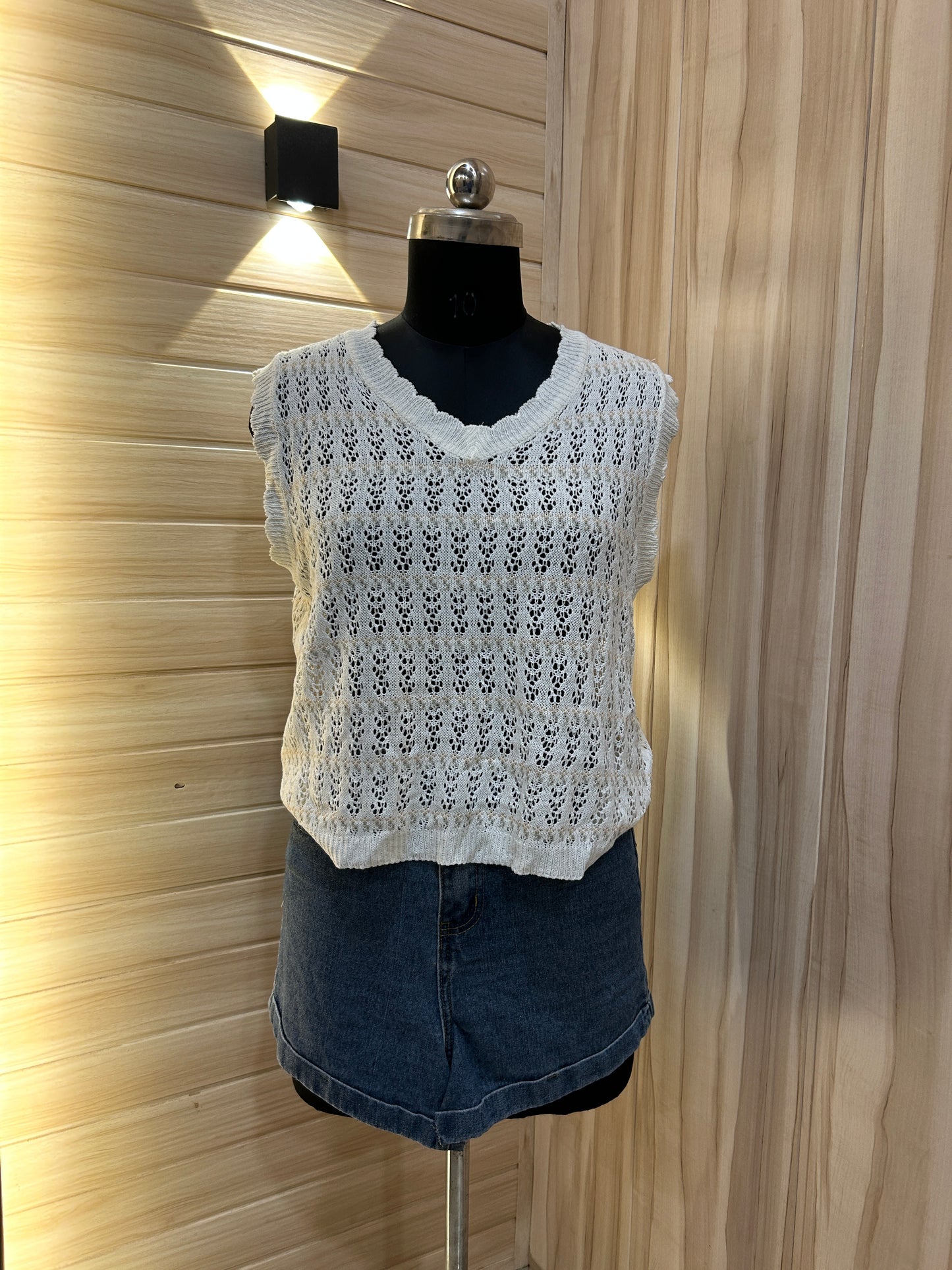 Crochet vest