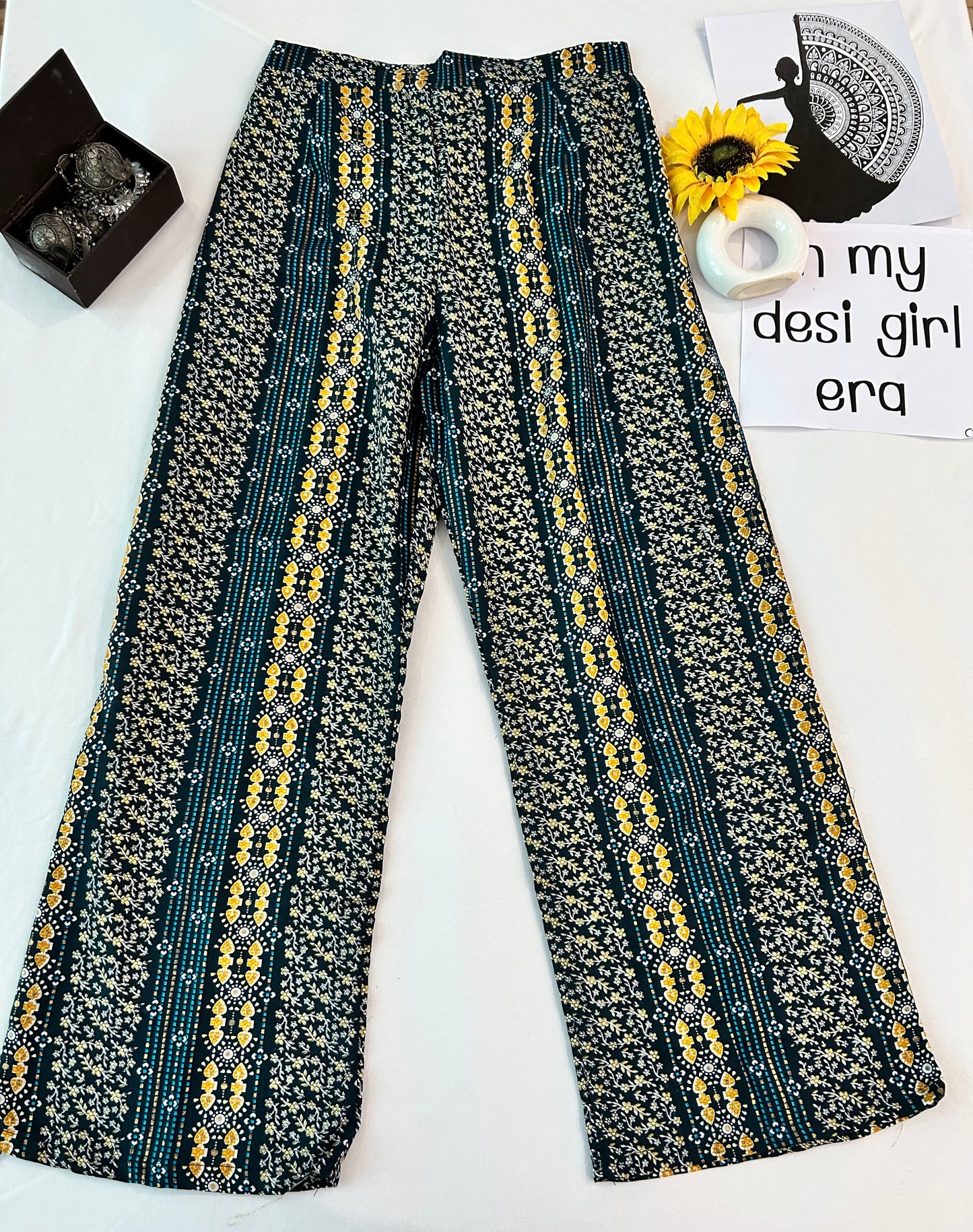 Rama green  cute printed  co-ord set