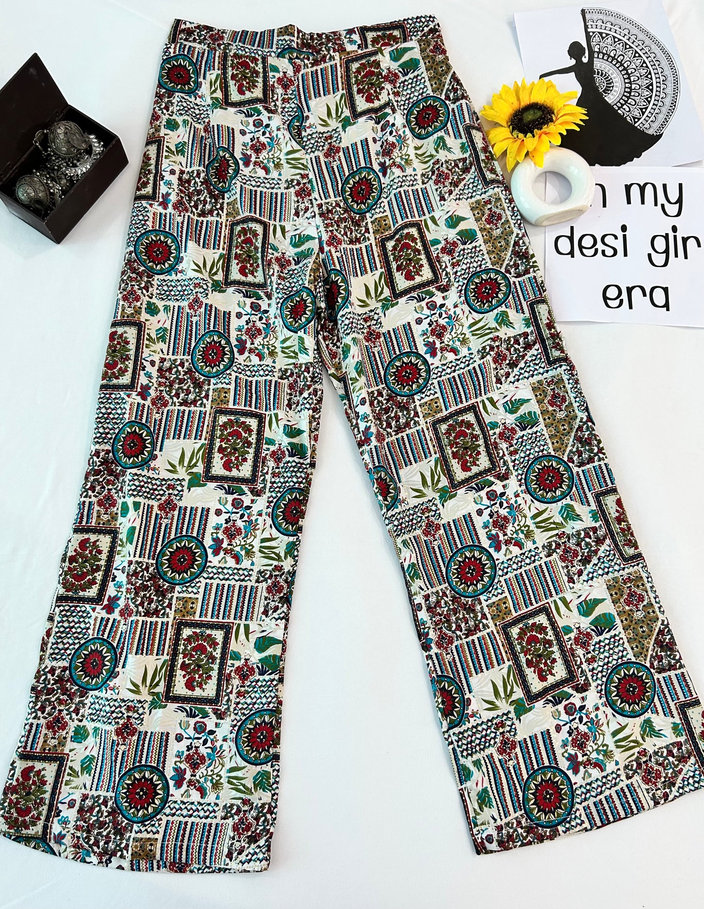 Off white printed cute  co-ord set