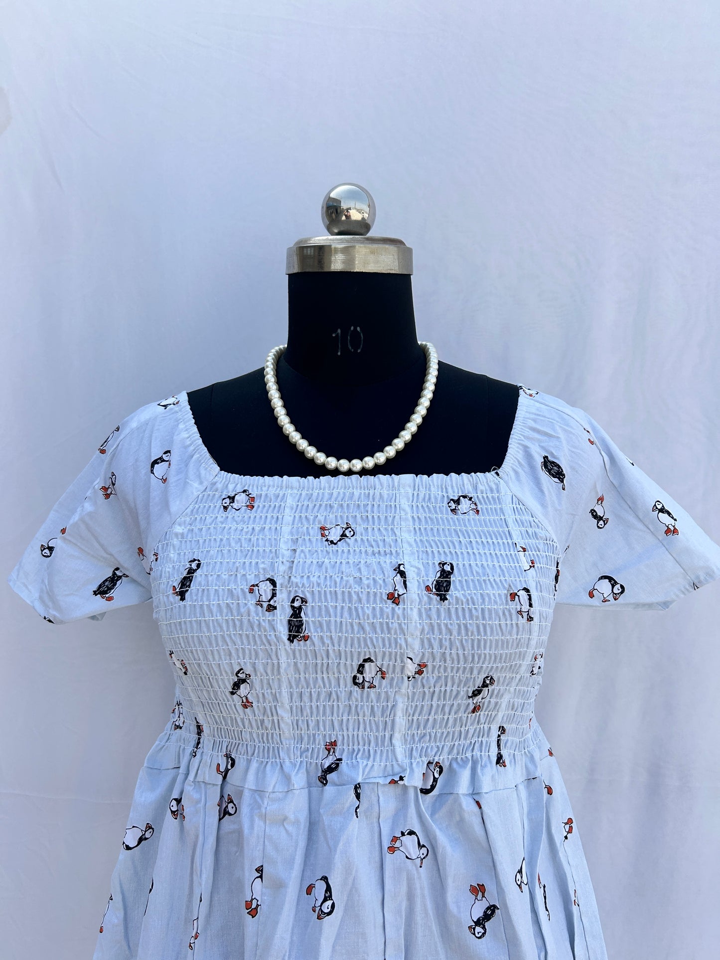 Pookie  Penguin Cotton  Dress
