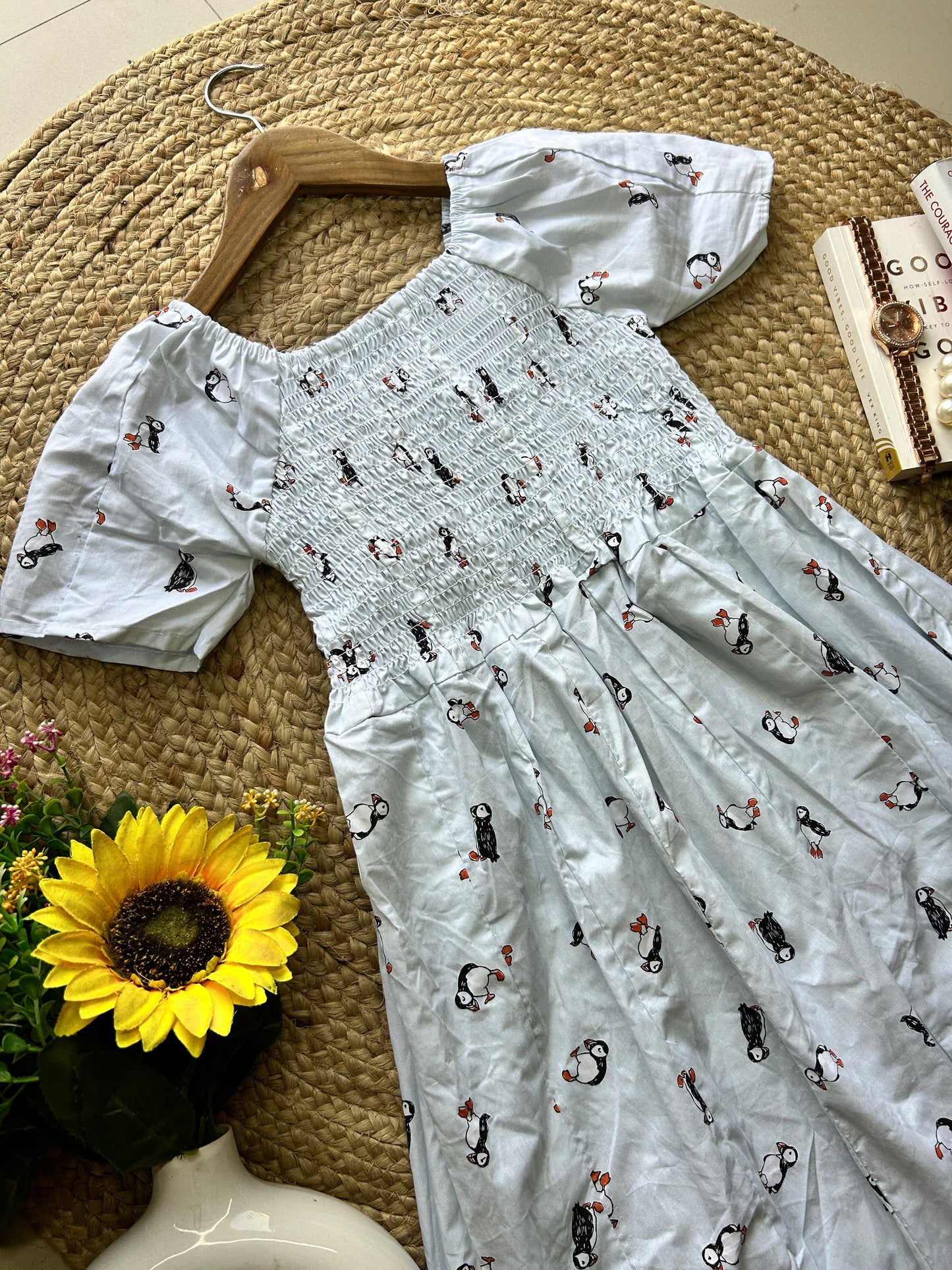 Pookie  Penguin Cotton  Dress