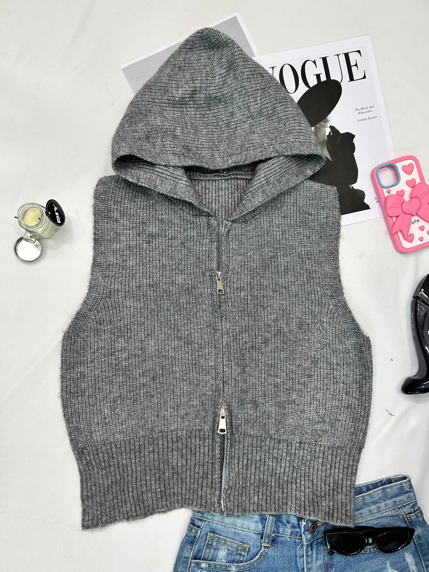 Grey hoodie