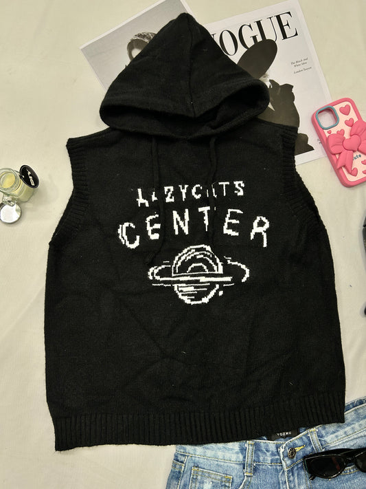 Black hoodie