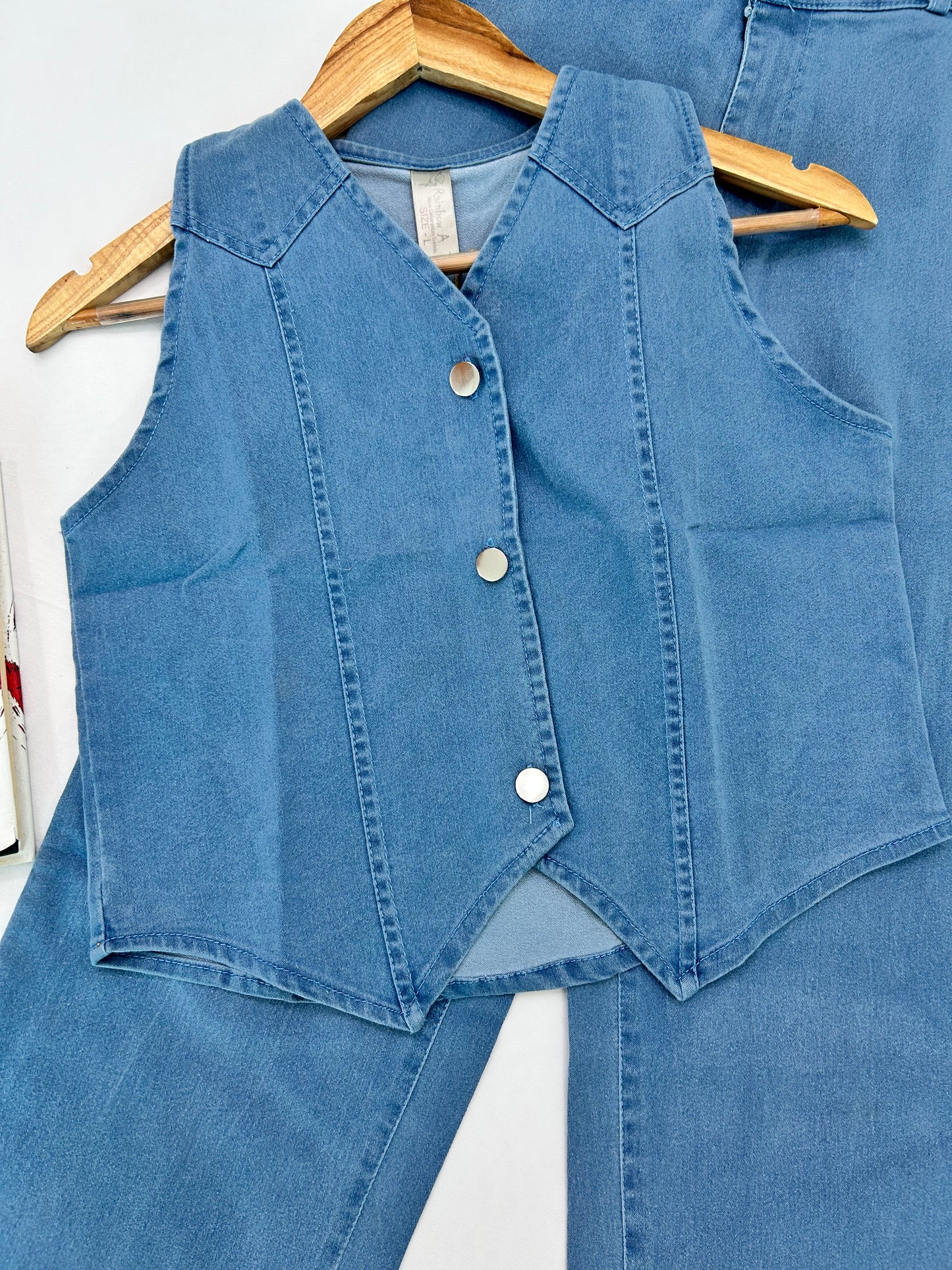 Denim Pants  co -ord