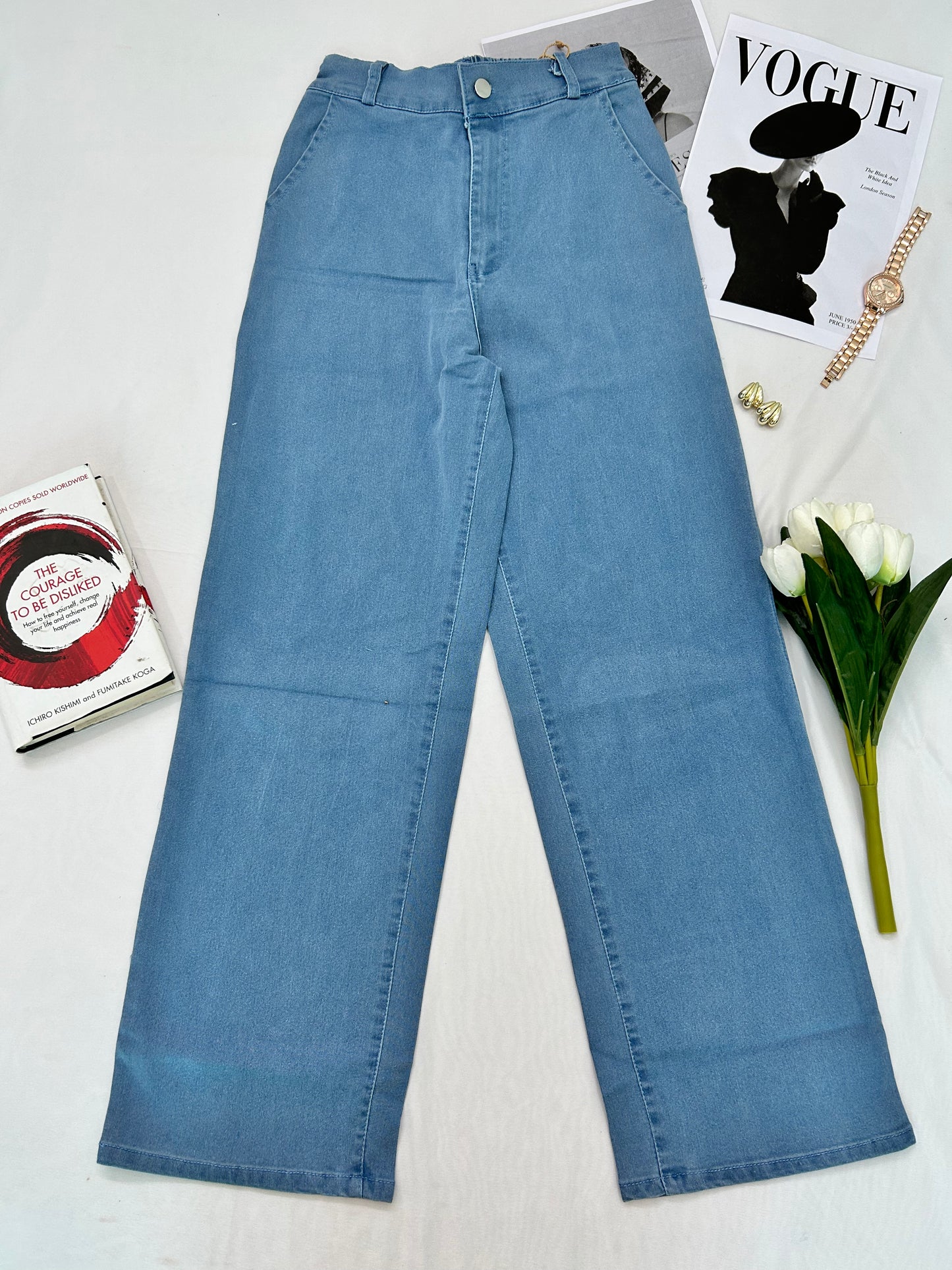 Denim Pants  co -ord