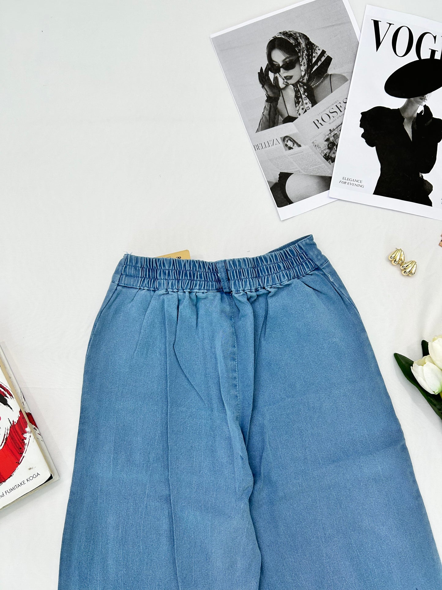 Denim Pants  co -ord